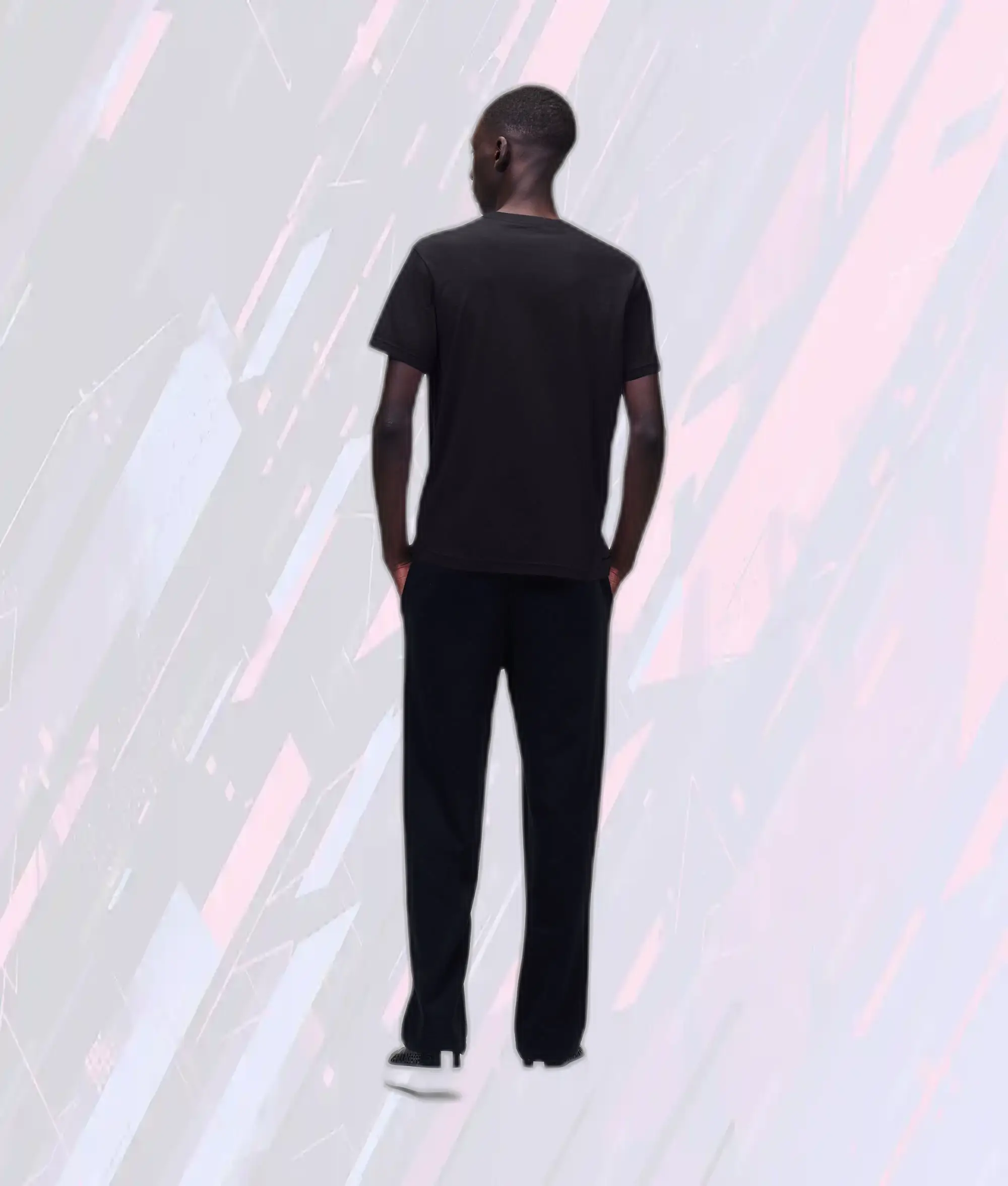T-Shirt Karl Lagerfeld Noir à Pièce Iconique