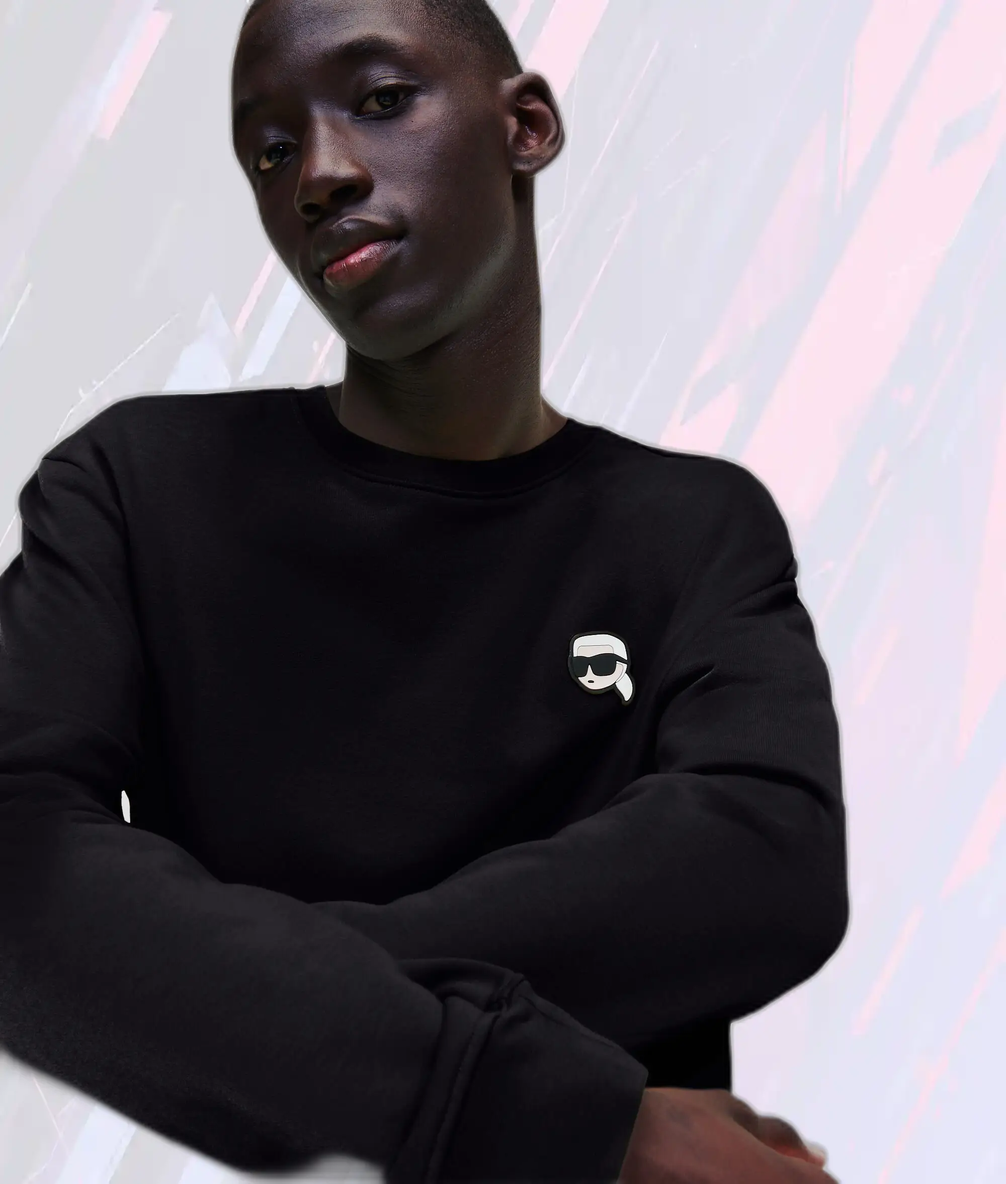 Sweat à Capuche Signature Karl Lagerfeld - Broderie Iconique Noir Ébène