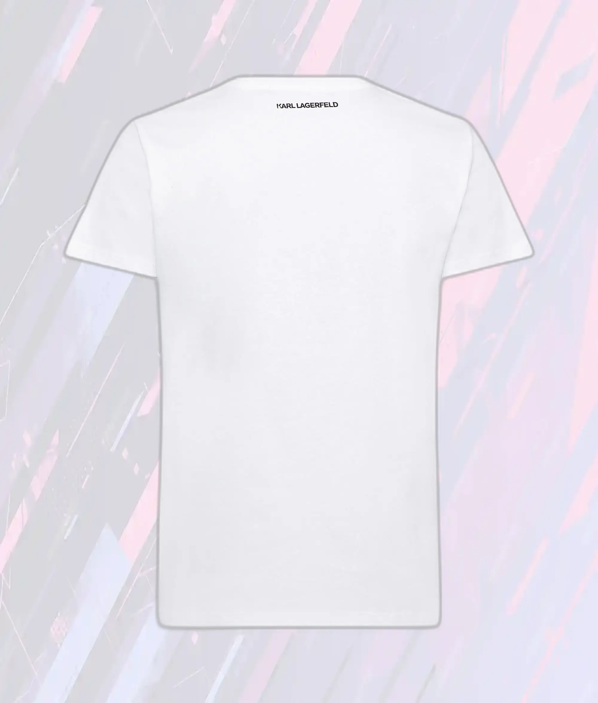 Tee-Shirt Classique Blanc Icone par Karl Lagerfeld