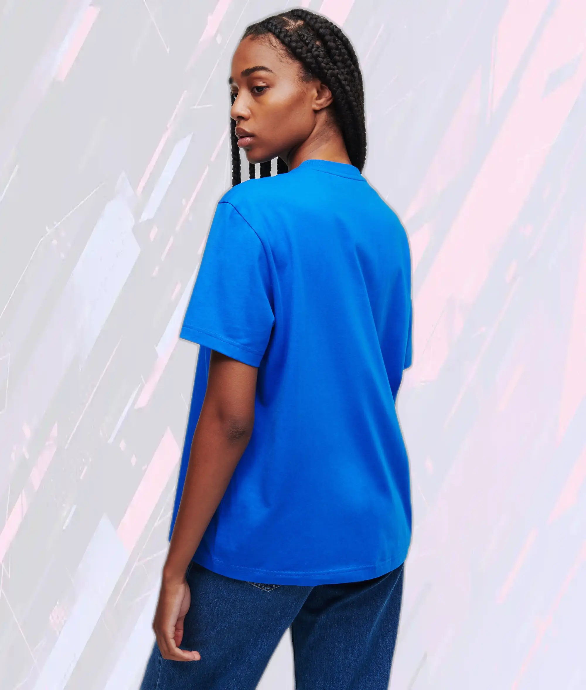 T-Shirt Décontracté Manches Courtes Karl Lagerveld - Modèle KLJ Bleu Édition Exclusive
