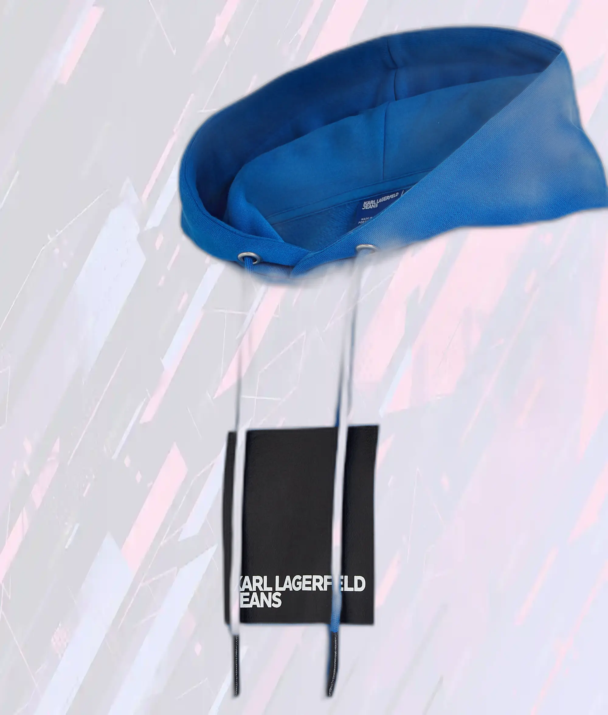 Sweat à capuche Karl Lagerfeld KLJ - Logo Box Bleu Marine Edition Premium