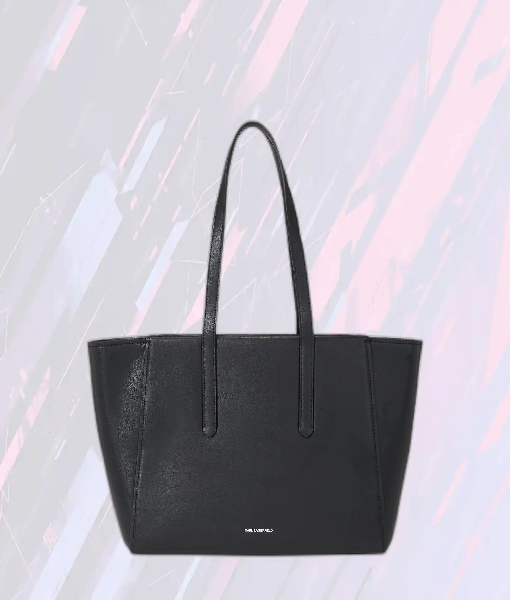 Sac Bandoulière en Cuir Noir Karl Lagerfeld avec Épingle Iconique