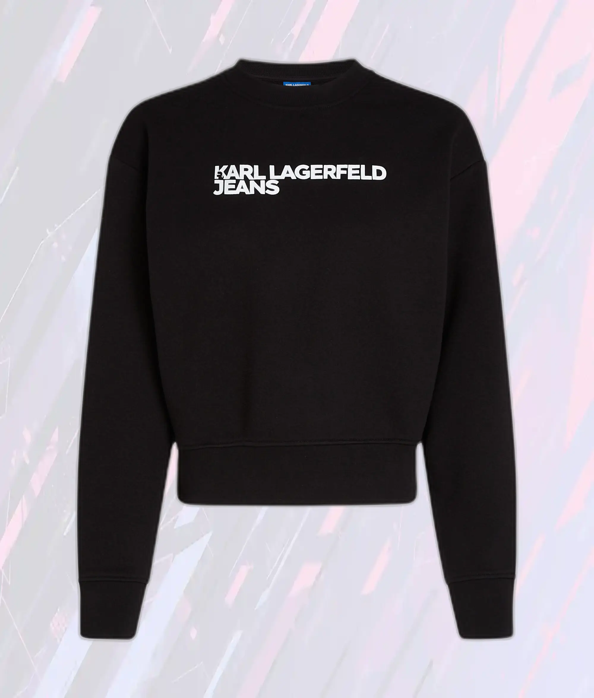 Karl Lagerfeld Noir – Pull à capuche avec motif KLJ