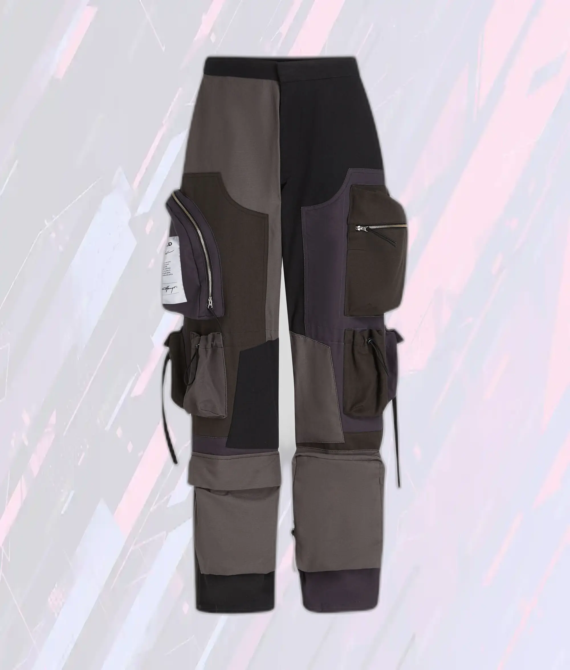 Pantalon Utilitaire Noir Karl Lagerfeld - Édition Exclusive Collab Klj & Atelier Reservé