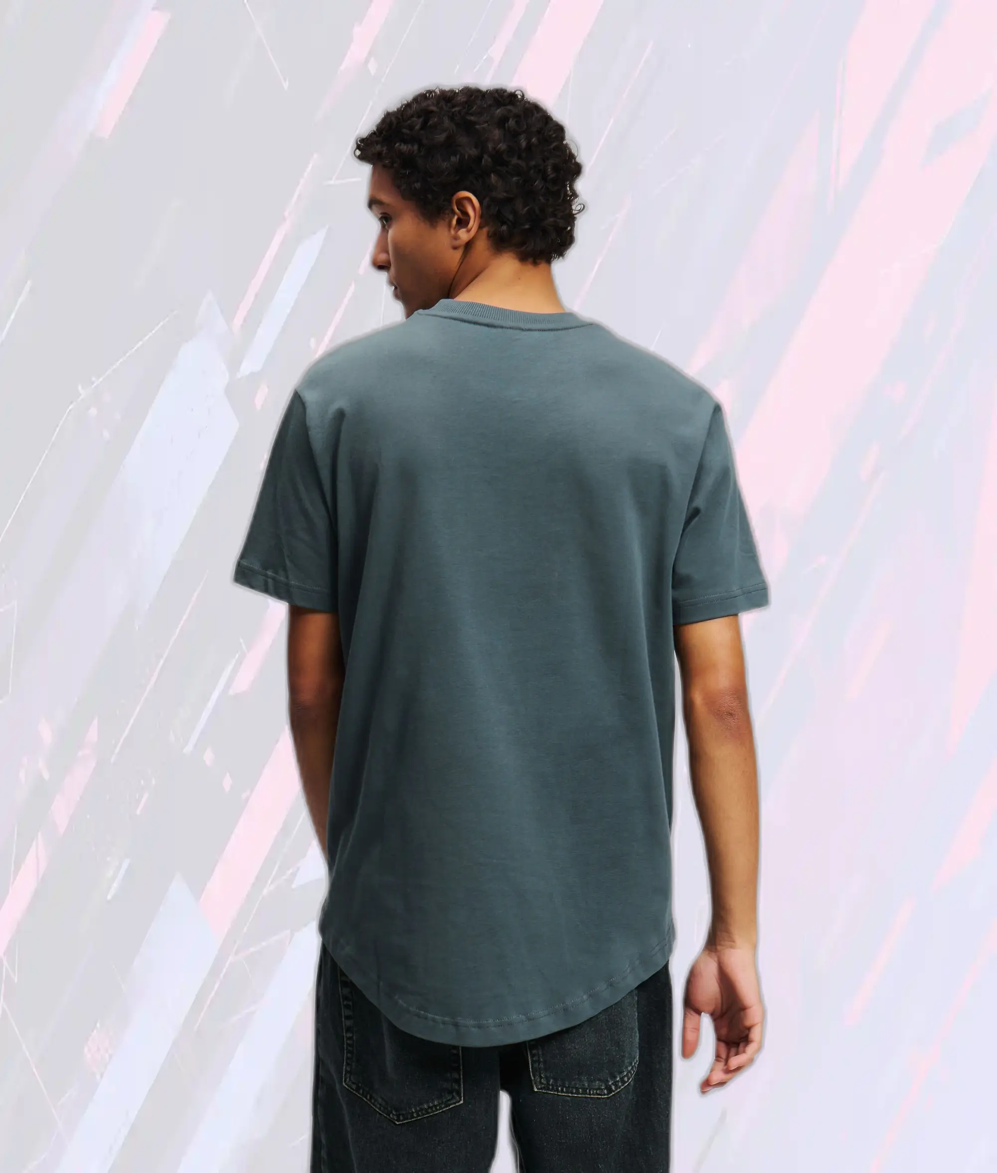 Tee-Shirt Courbe Karl Lagerfeld - Couleur Ardoise Sombre Édition Klj
