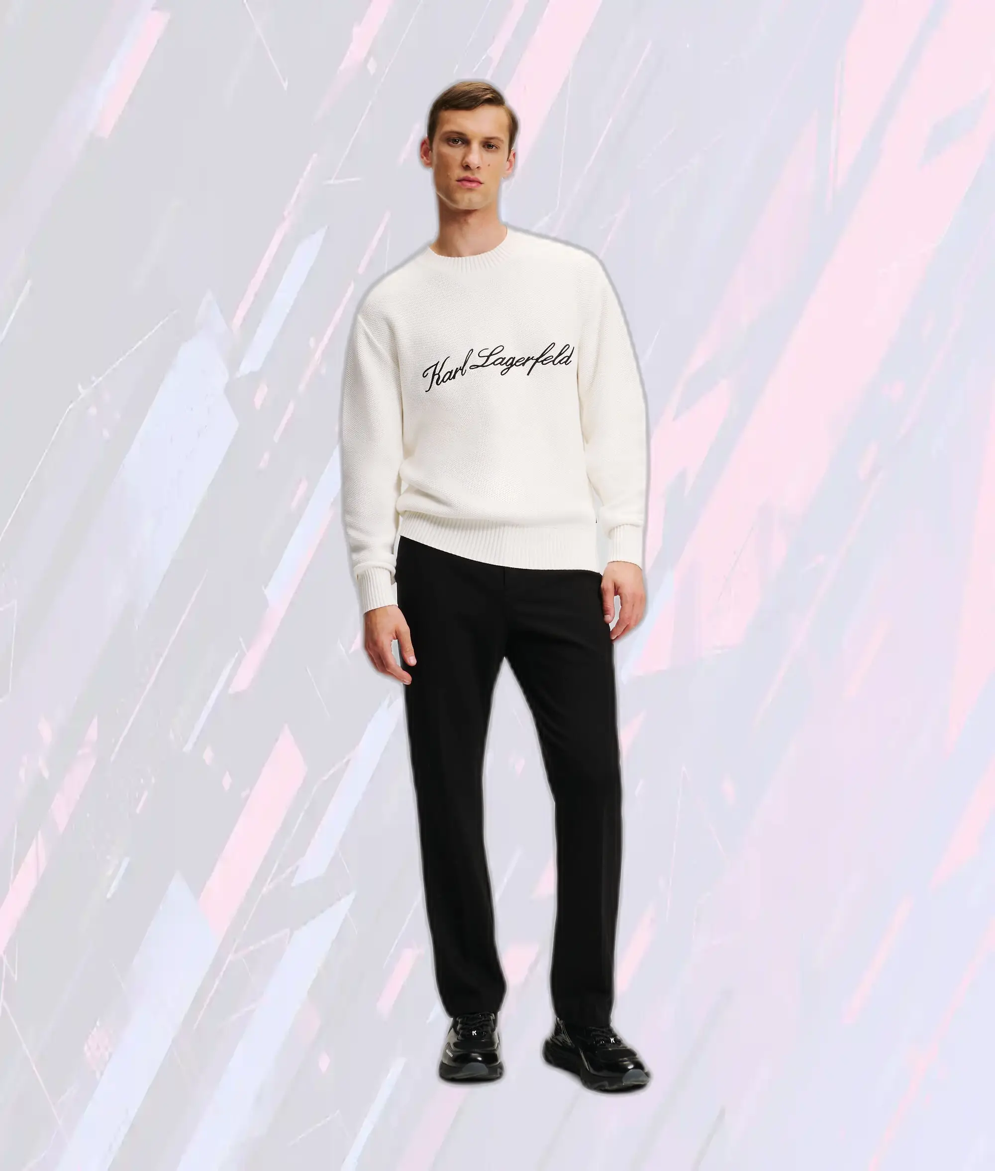 Pull Karl Lagerfeld - Édition Crème Cannoli & Hôtel Karl
