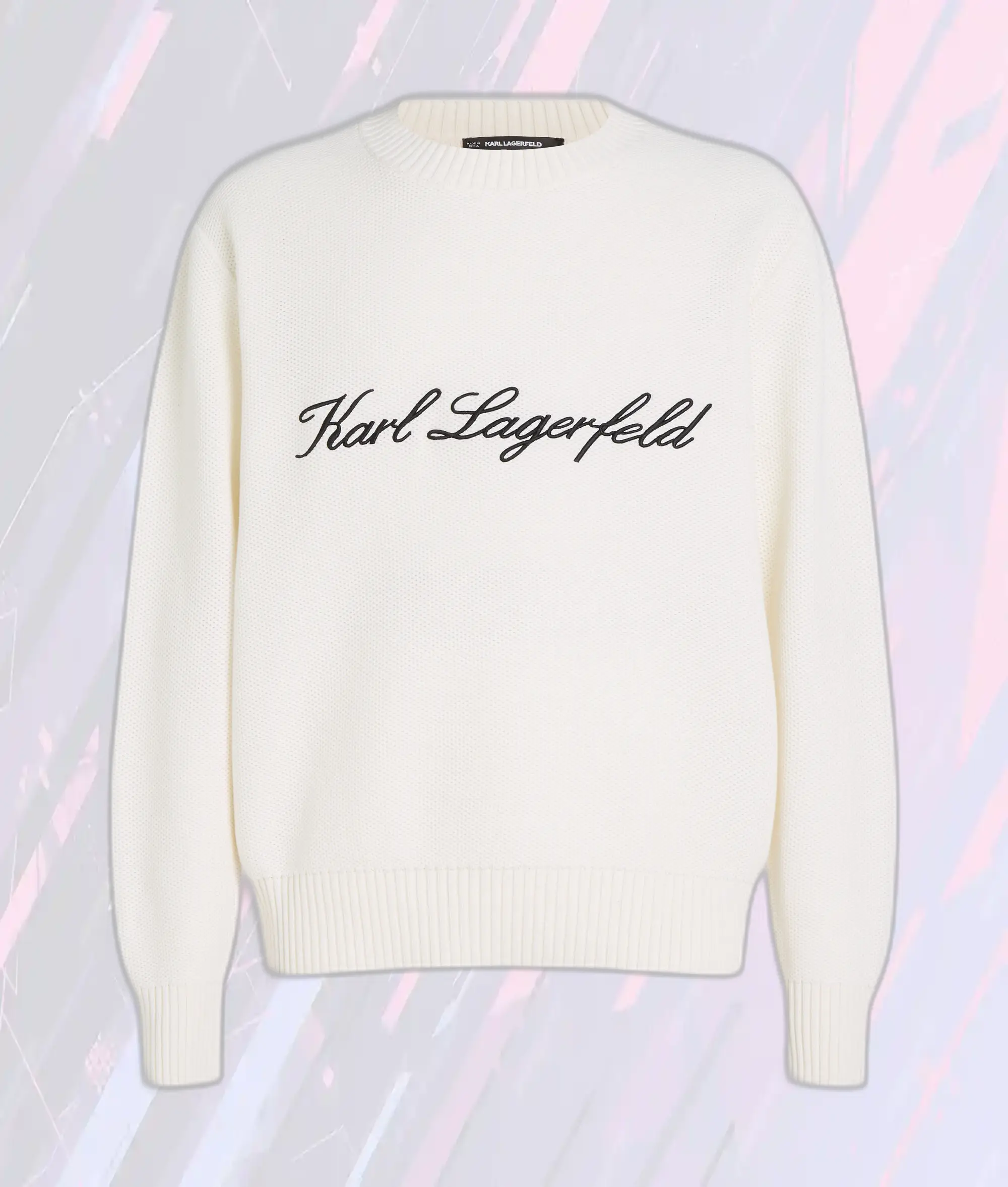 Pull Karl Lagerfeld - Édition Crème Cannoli & Hôtel Karl