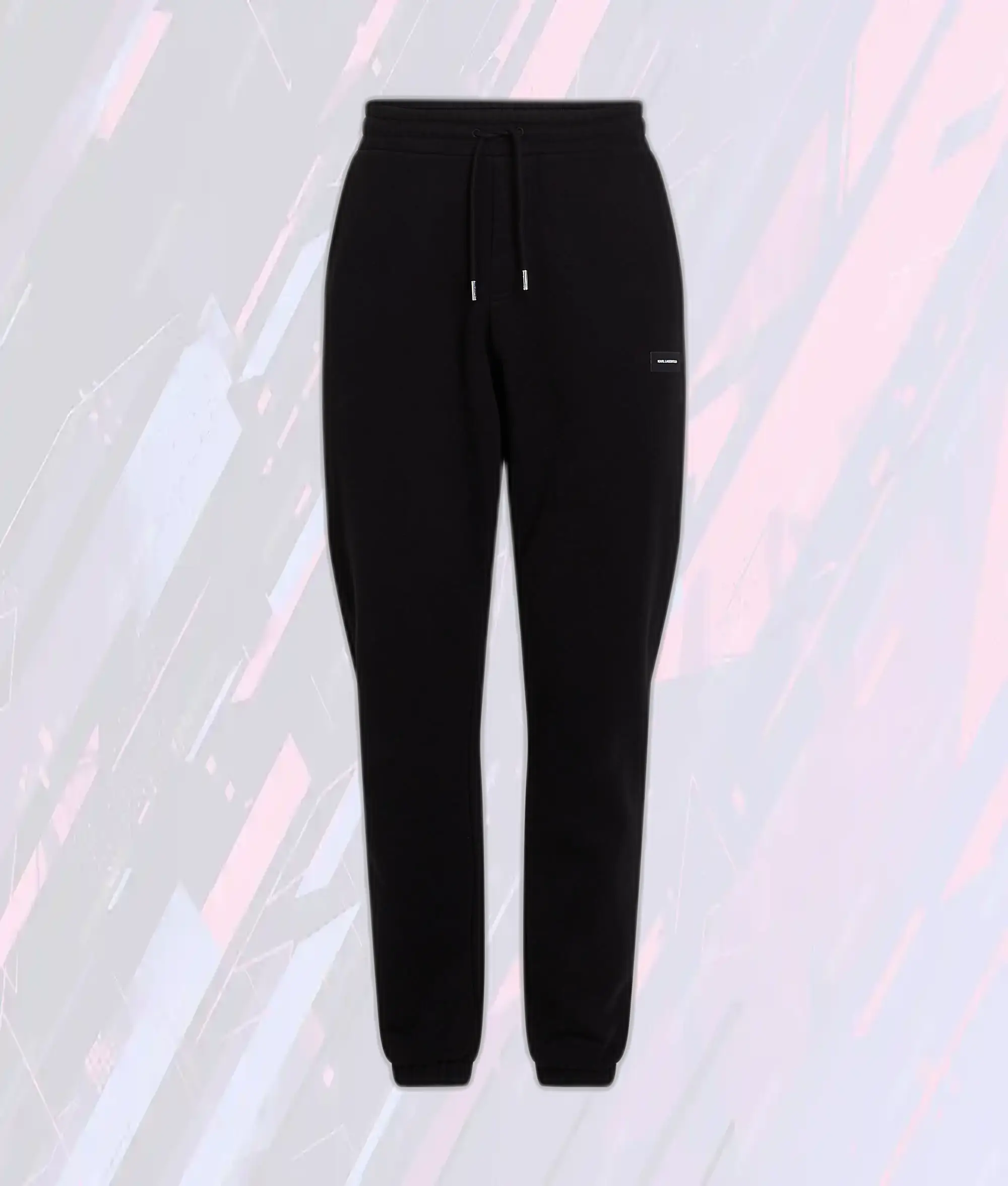 Pantalon de détente noir à logo signature Karl Lagerfeld - Confort premium et style urbain