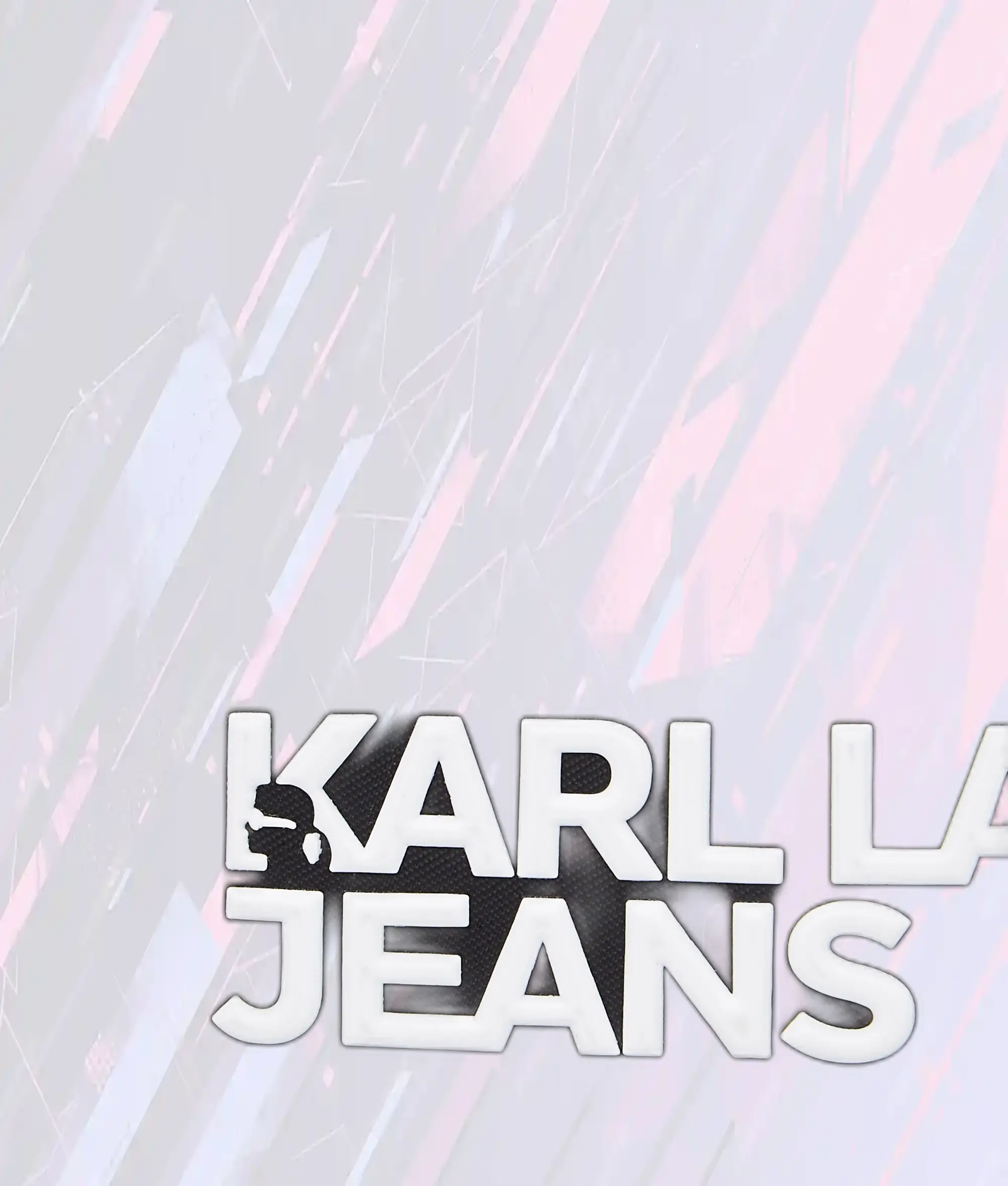 Sac Bandoulière Épuré en Nylon Noir Karl Lagerfeld - Forme Demi-Lune
