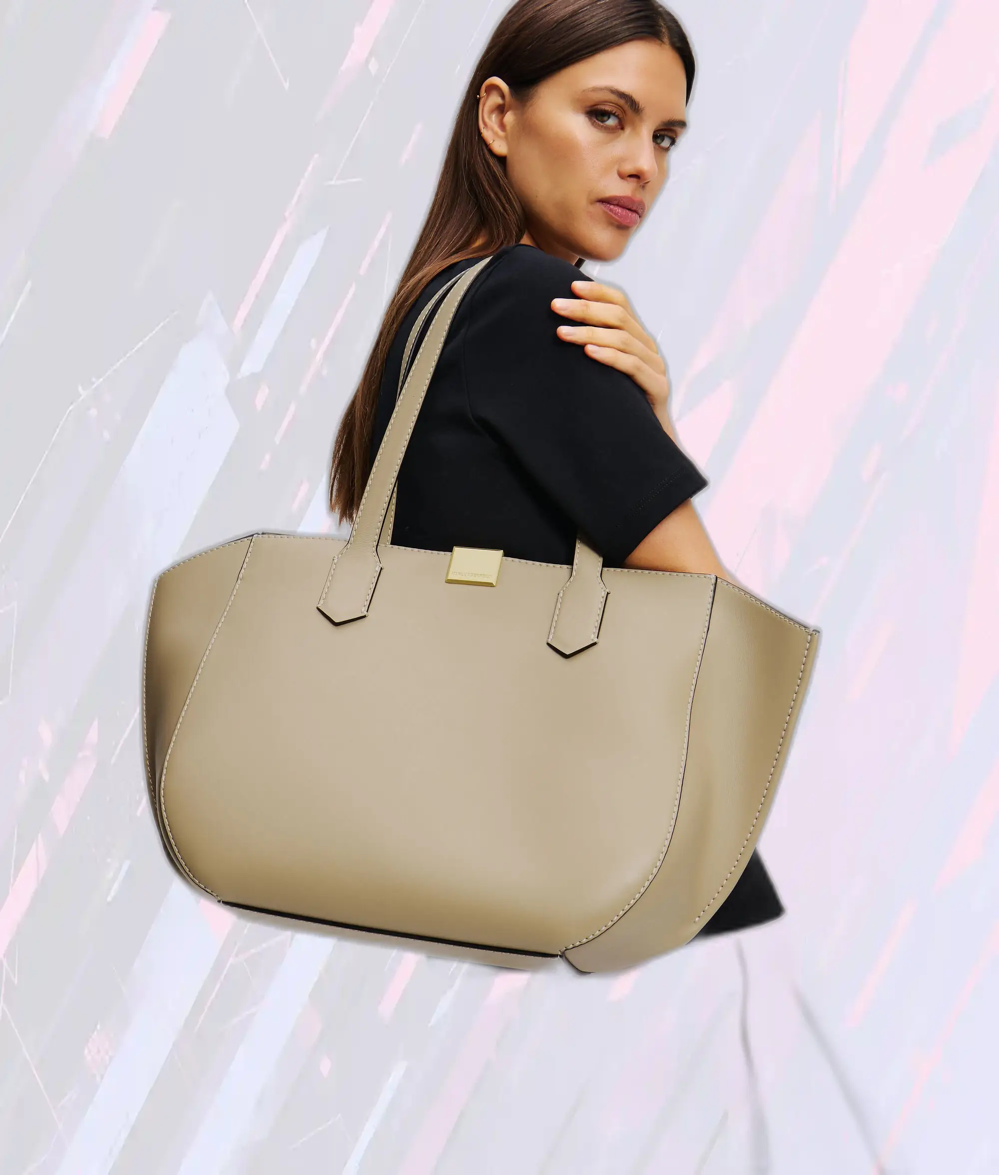 Sac Fourre-Tout Karl Lagerfeld - Édition Nougat K Intemporelle