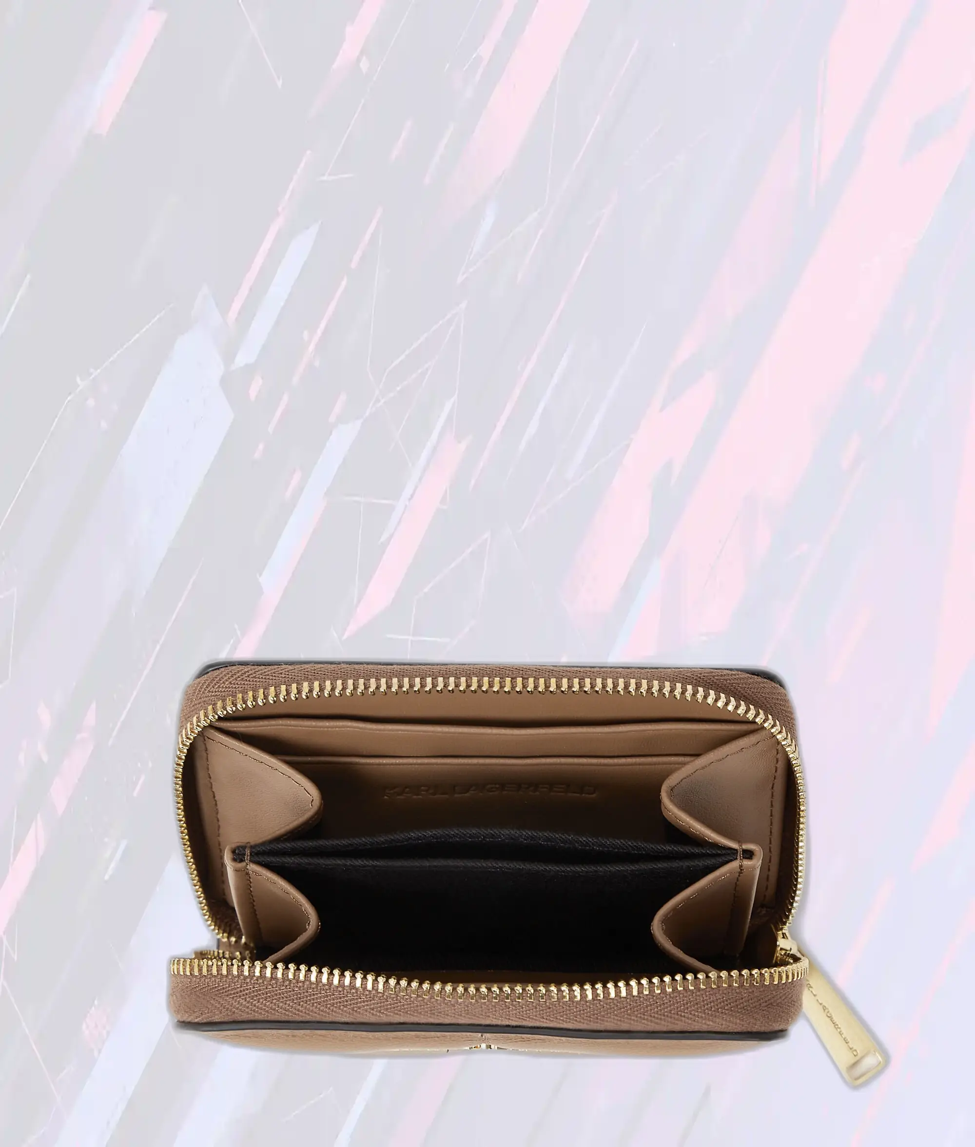 Portefeuille Karl Lagerfeld Terra K Matelassé - Zip Circulaire Premium