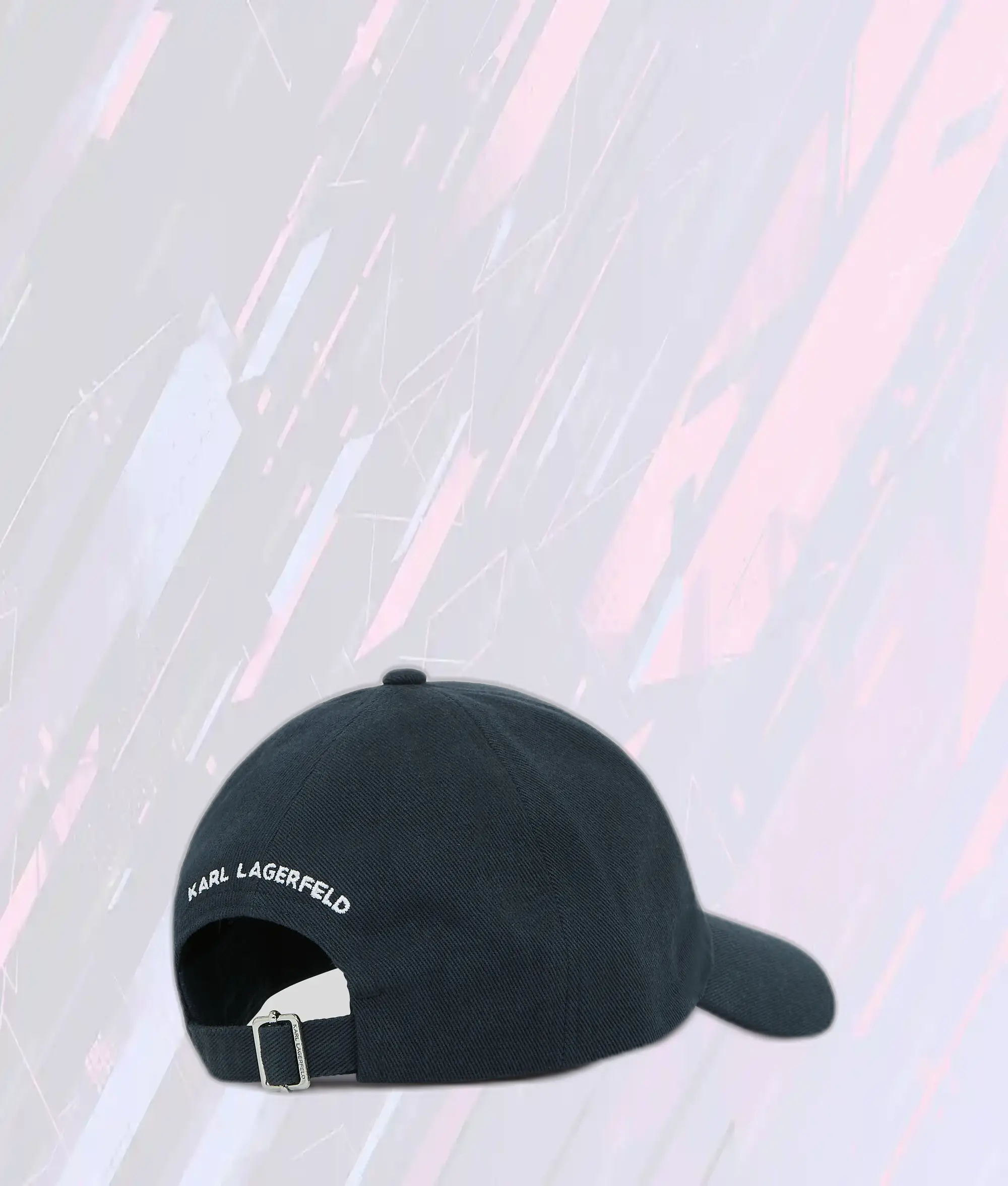 Casquette Signature Iris Noir Karl Lagerfeld - Modèle Élégant K/Essentiel