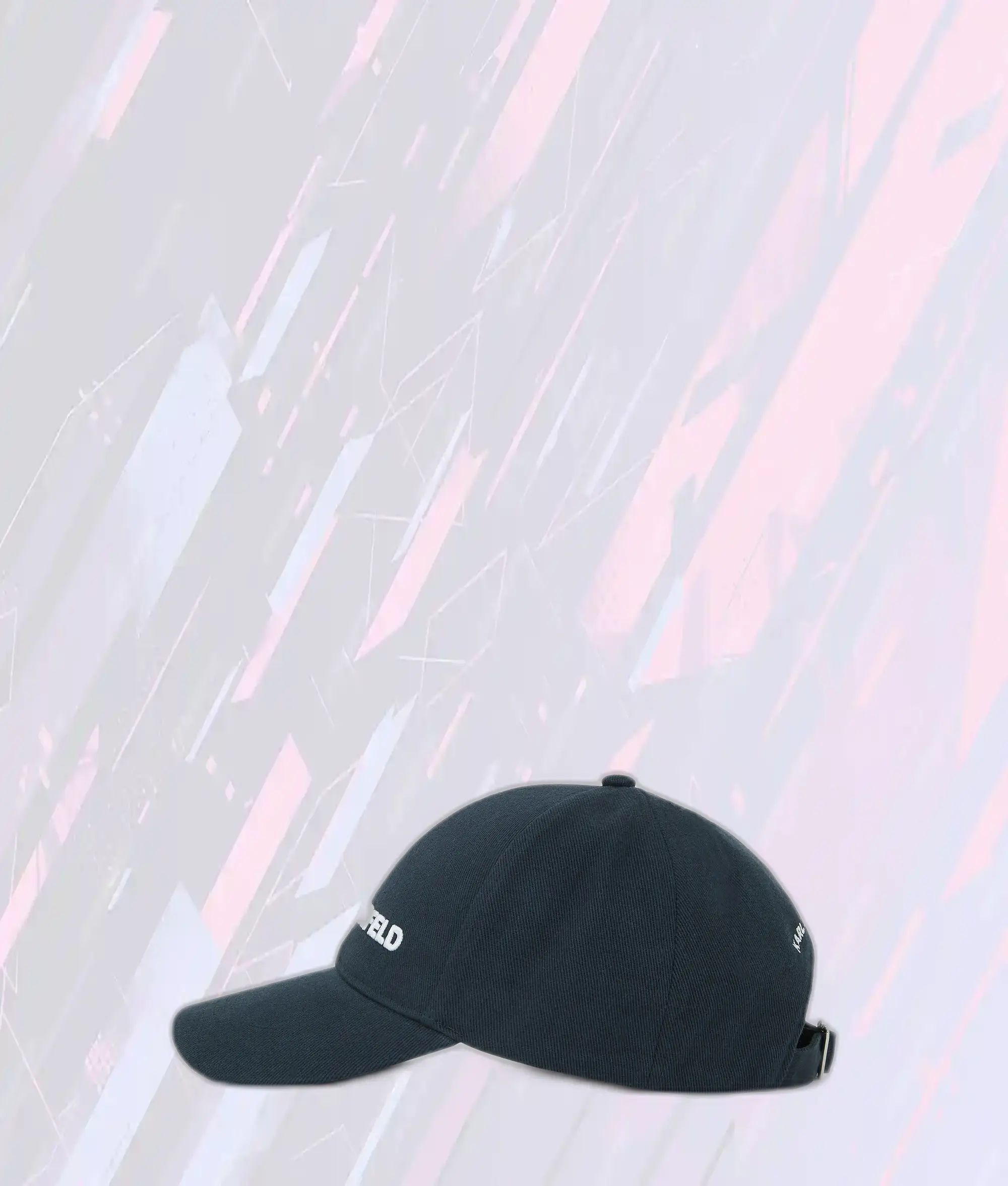 Casquette Signature Iris Noir Karl Lagerfeld - Modèle Élégant K/Essentiel
