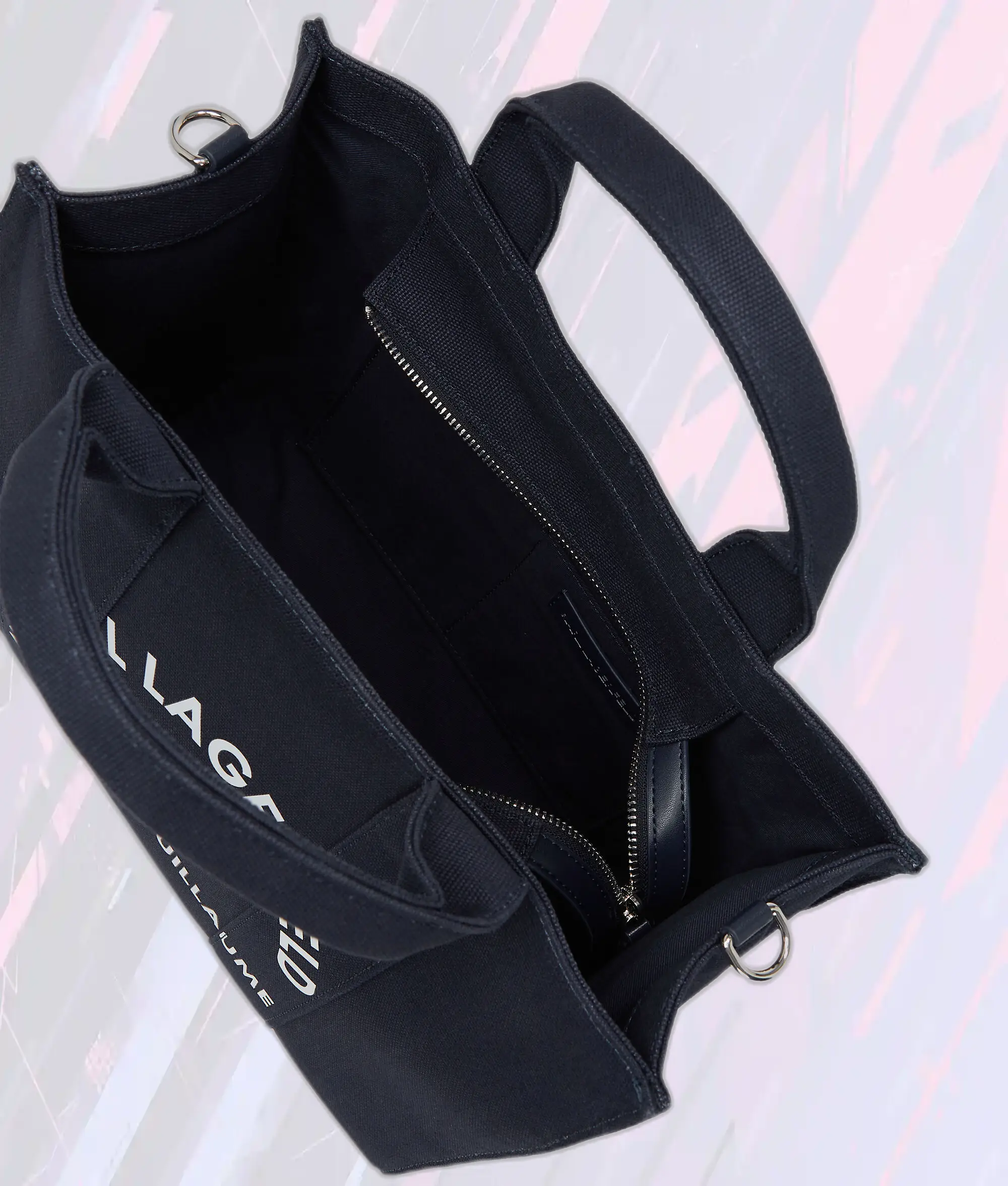 Karl Lagerfeld - Sac Fourre-Tout Signature Carré Moyen Irisé, Collection Exclusive Rue Saint-Guillaume