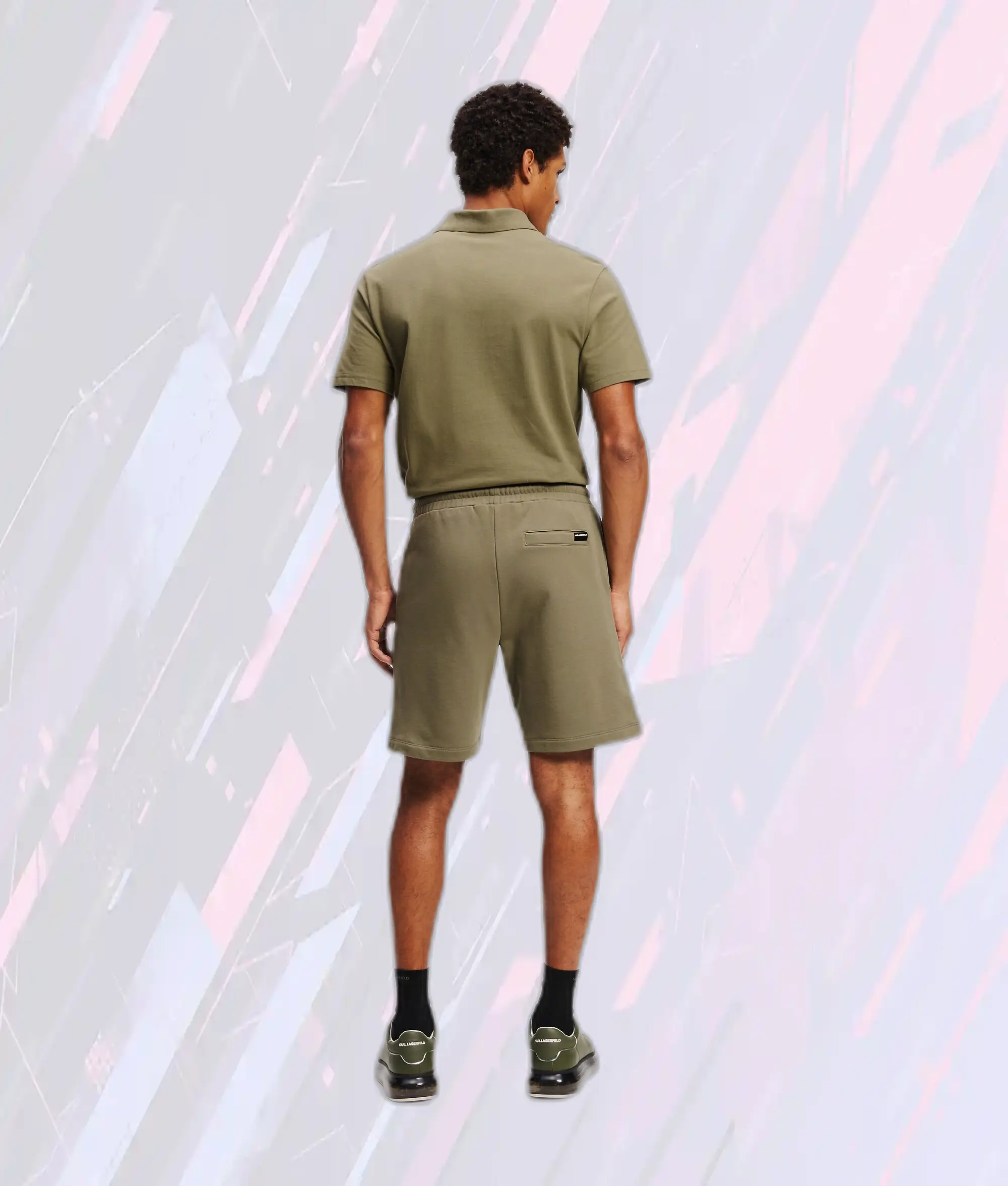 Short de Luxe Karl Kameo Vert Fumé - Collection Lagerfeld