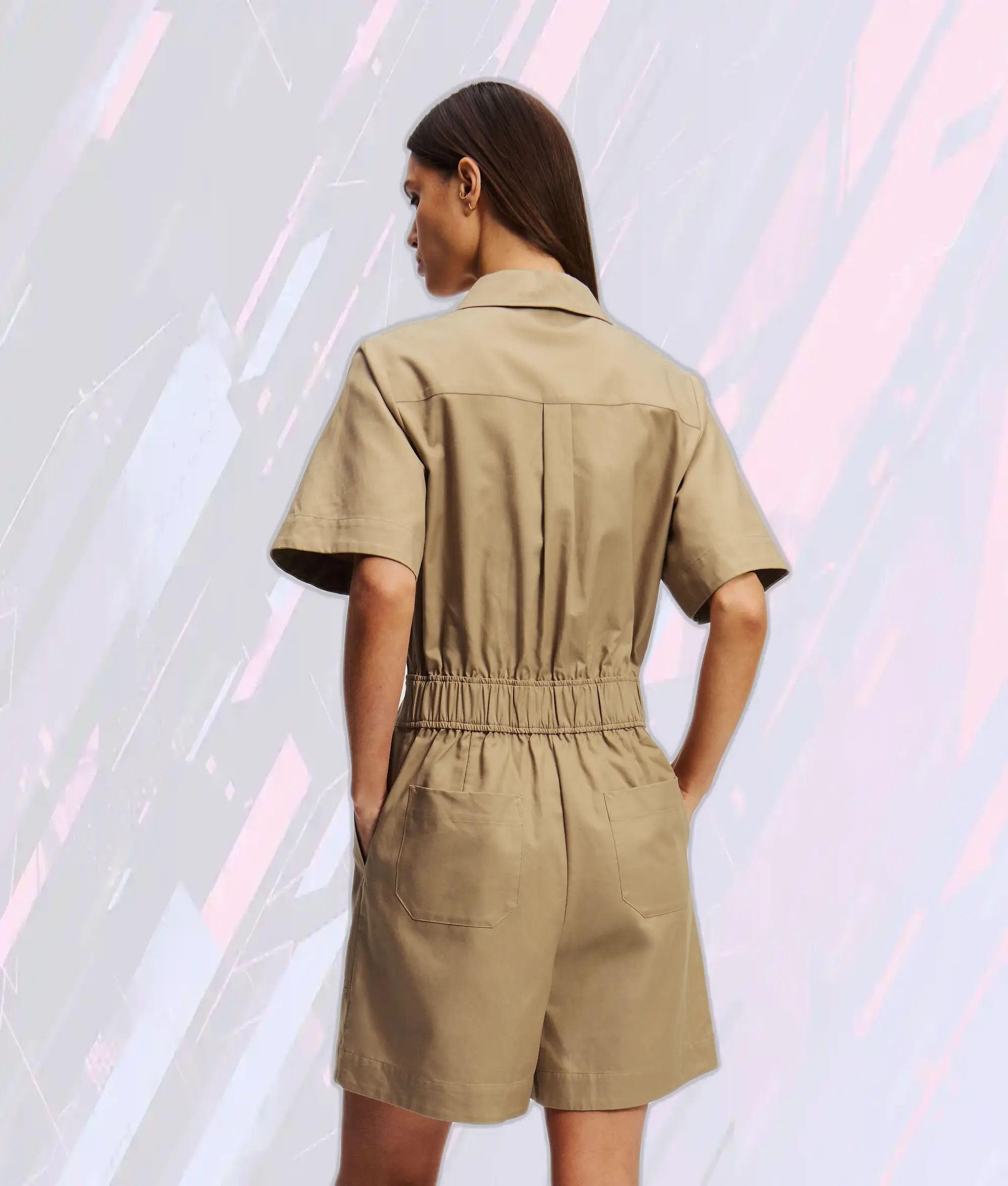 Combinaison Cargo Nuance Caramel Karl Lagerfeld - Style Urbain & Fonctionnel
