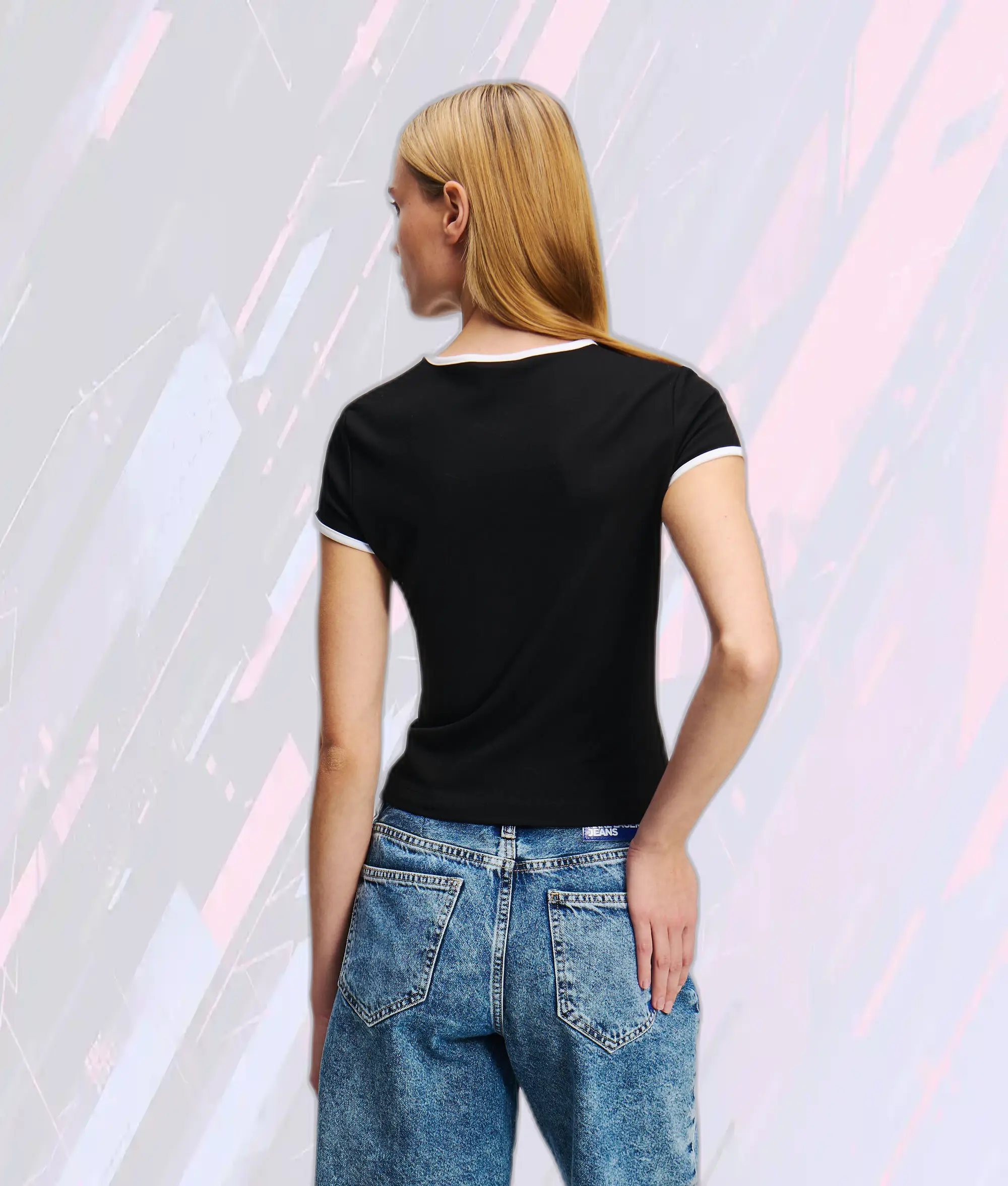 T-shirt Karl Lagerfeld à manches courtes en noir