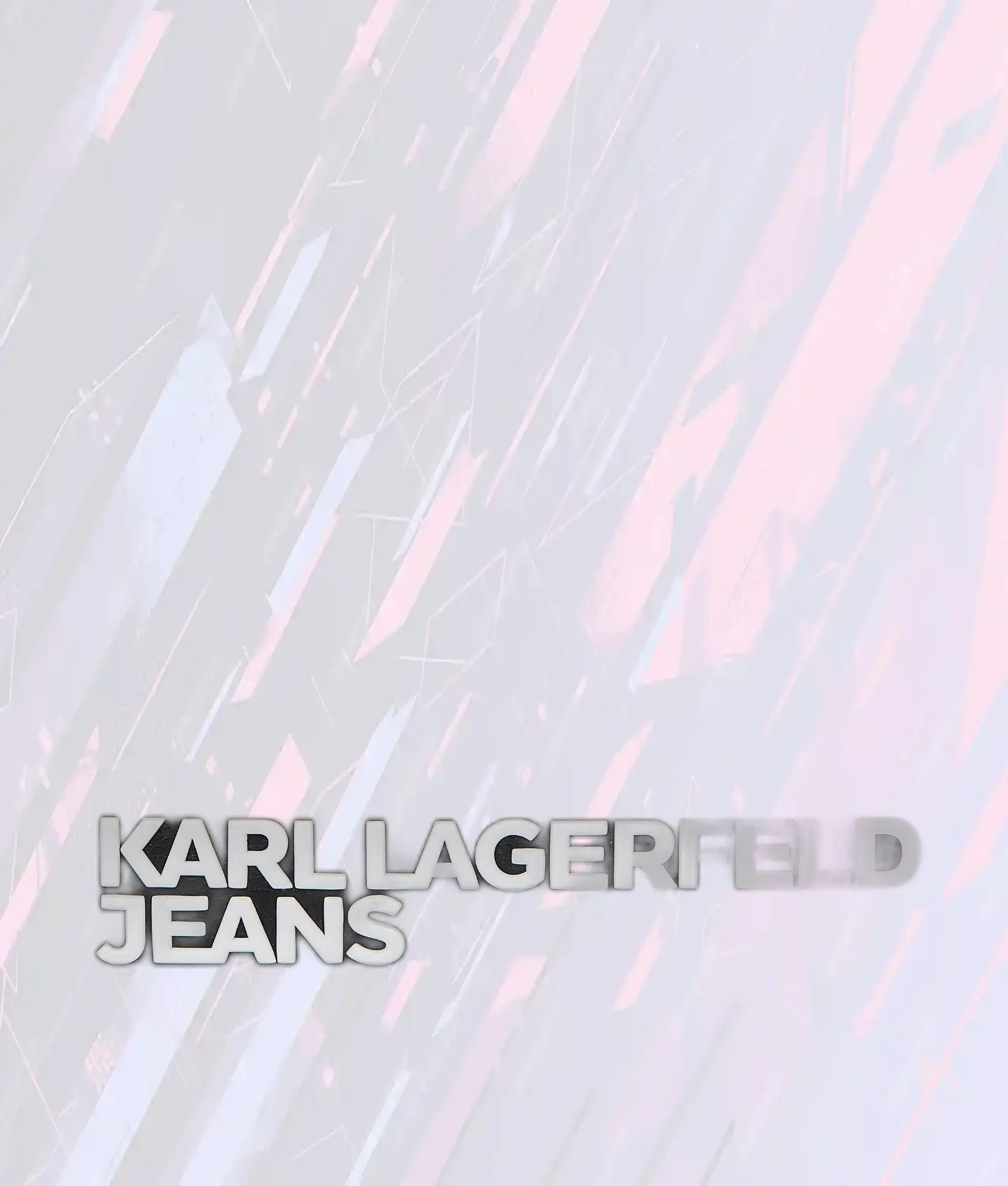 Sac Bandoulière Noir Géométrique Mini Karl Lagerfeld Élégant