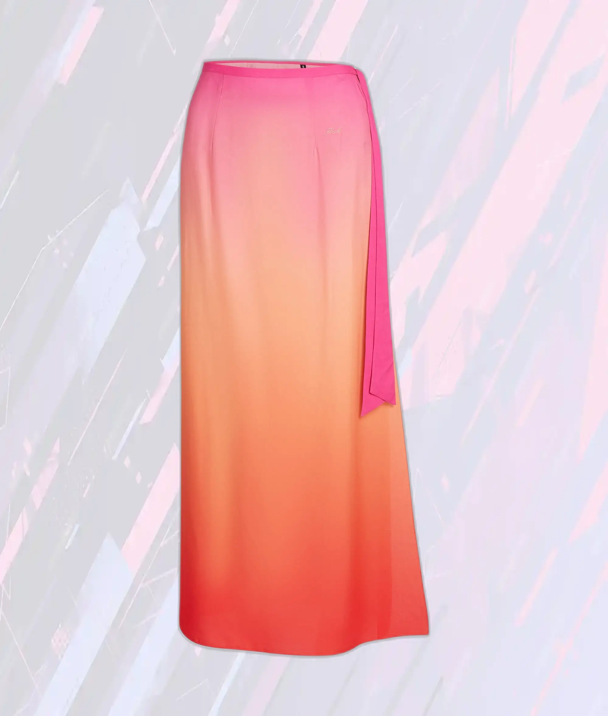 Pareo Longue Taille Dégradé Hibiscus - Collection Signature Carmélia par Karl Lagerfeld