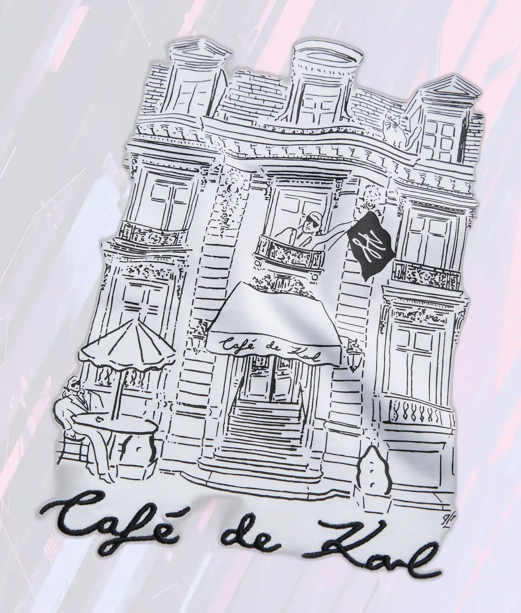 T-Shirt Karl Lagerfeld - Édition Filles en Blanc au Café de Karl