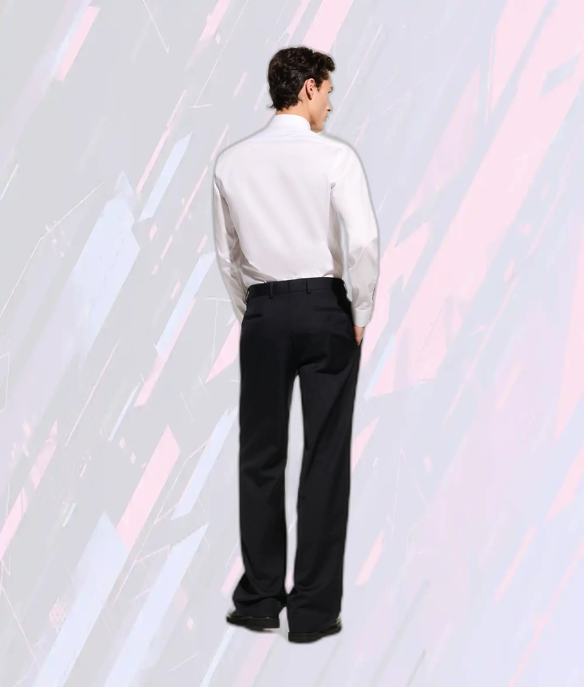 Pantalon Studio KL Noir Élégant par Karl Lagerfeld