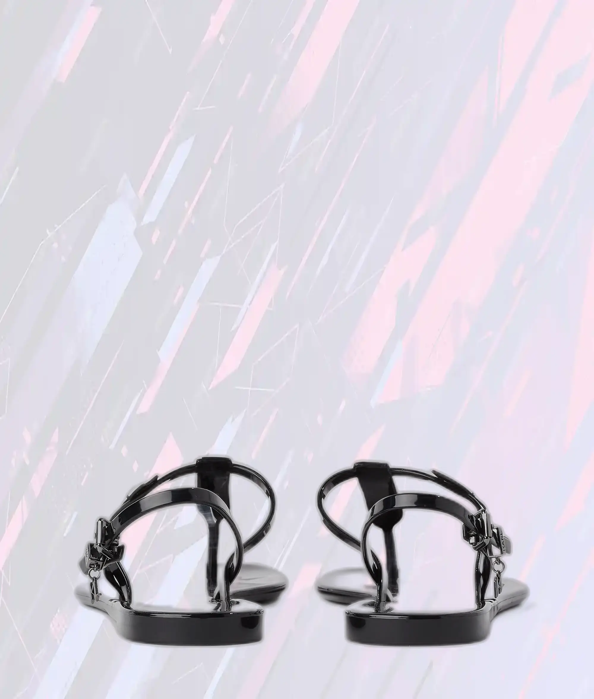 Sandales Transparentes Iconiques Karl Lagerfeld Édition NFT Limitée