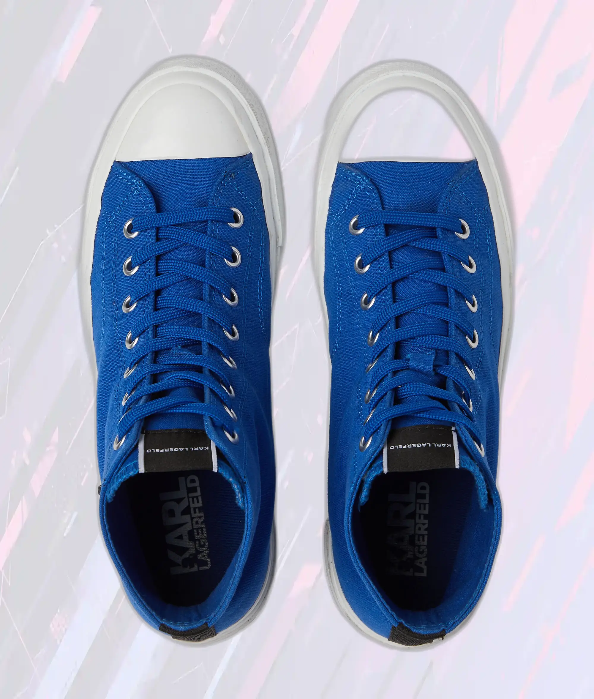 Karl Lagerfeld Baskets Montantes Klj Kampus III Bleu Ciel