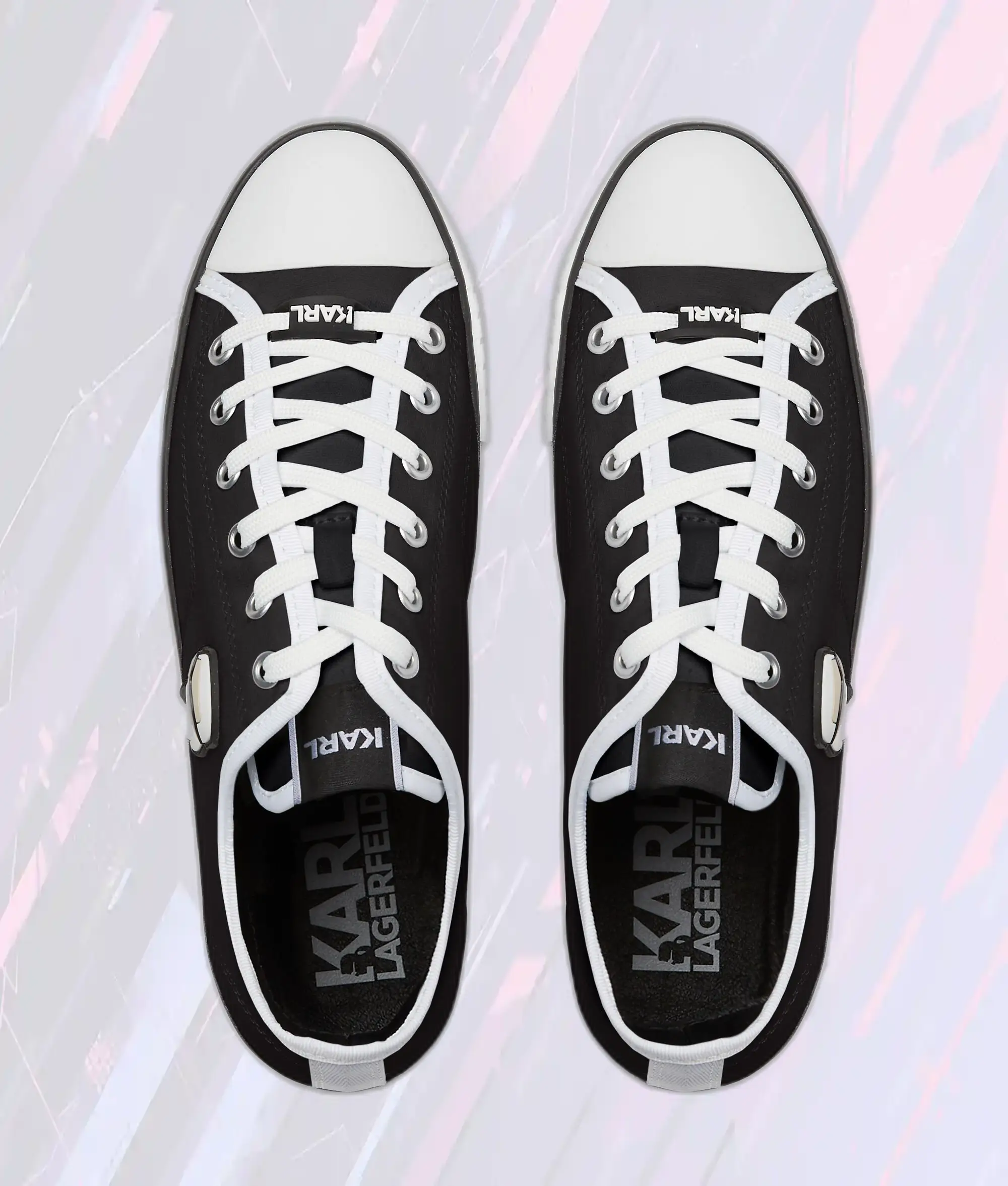 Karl Lagerfeld Baskats IKON Kampus Édition Limitée - Chaussures Sport Urbain Noir Ultra Confort