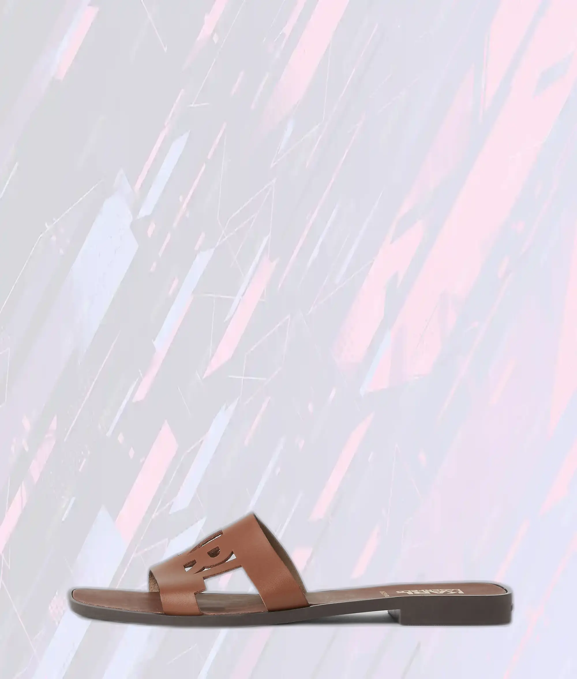 Sandales Skoot II à motifs découpés Karl Lagerfeld - Nuance Sable Doré