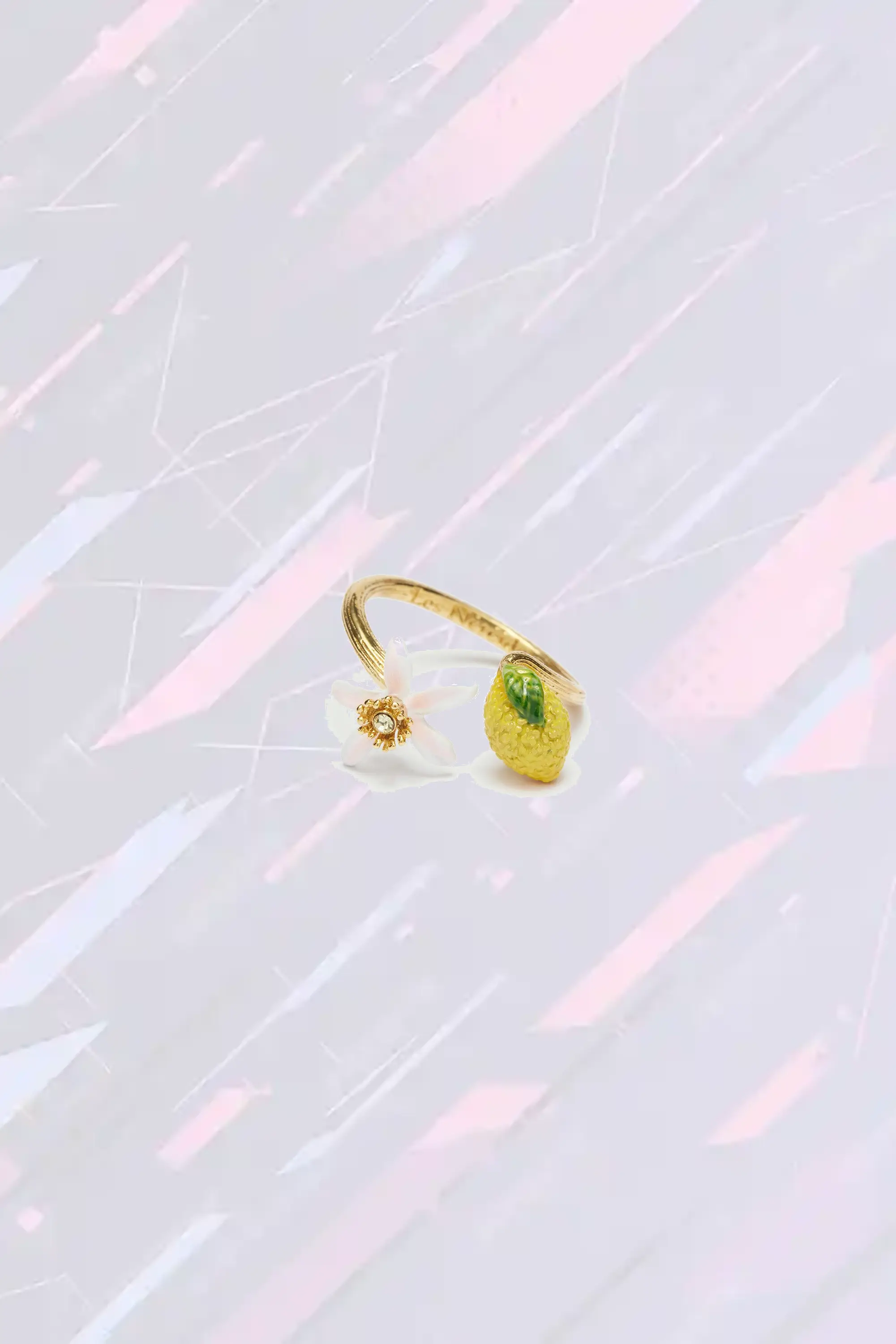 Bague Réglable aux Arômes d'Agrumes et Floraison Acidulée - Création Les Néréides