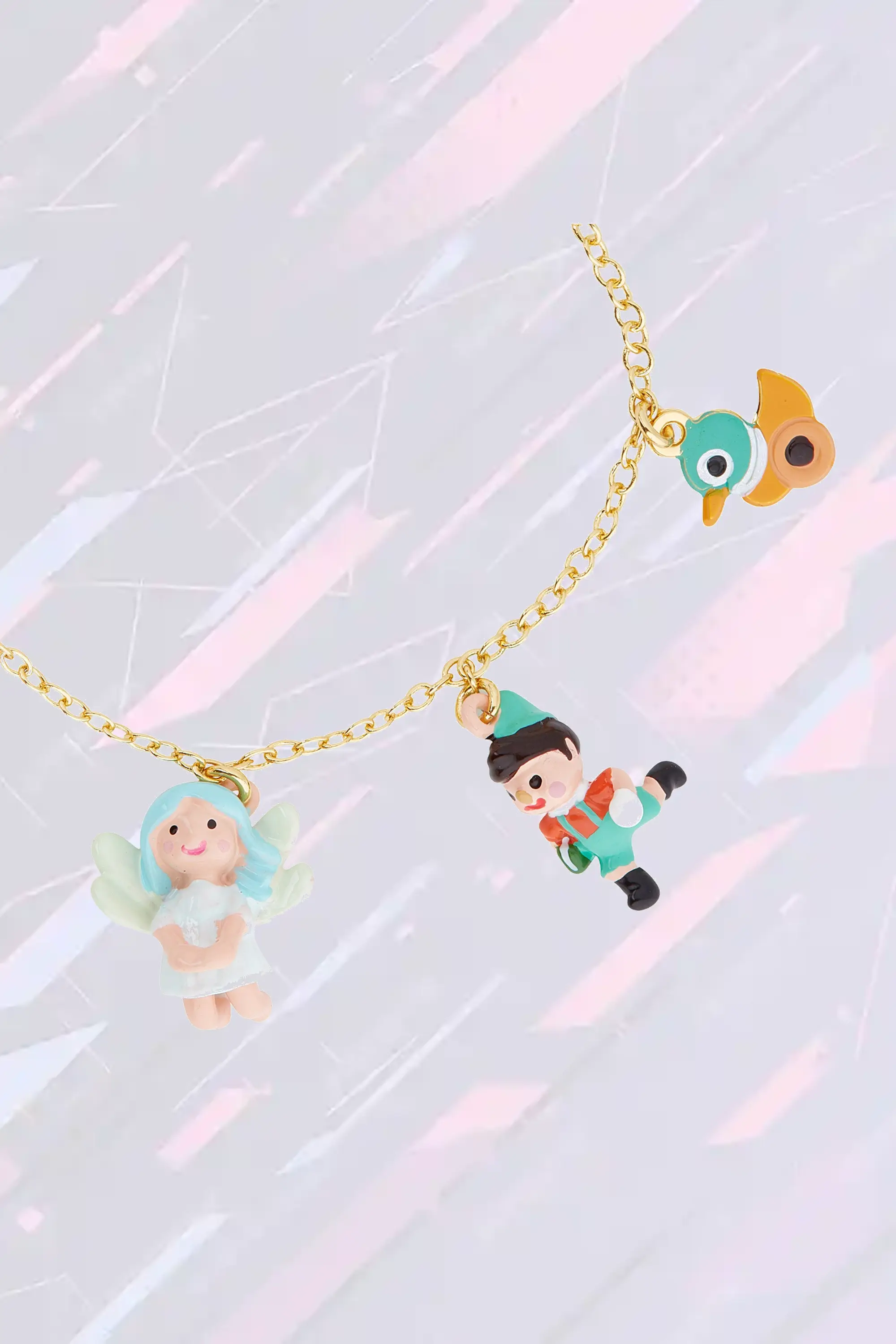 Bracelet Les Néréides avec breloque Fée Céleste Enchantée