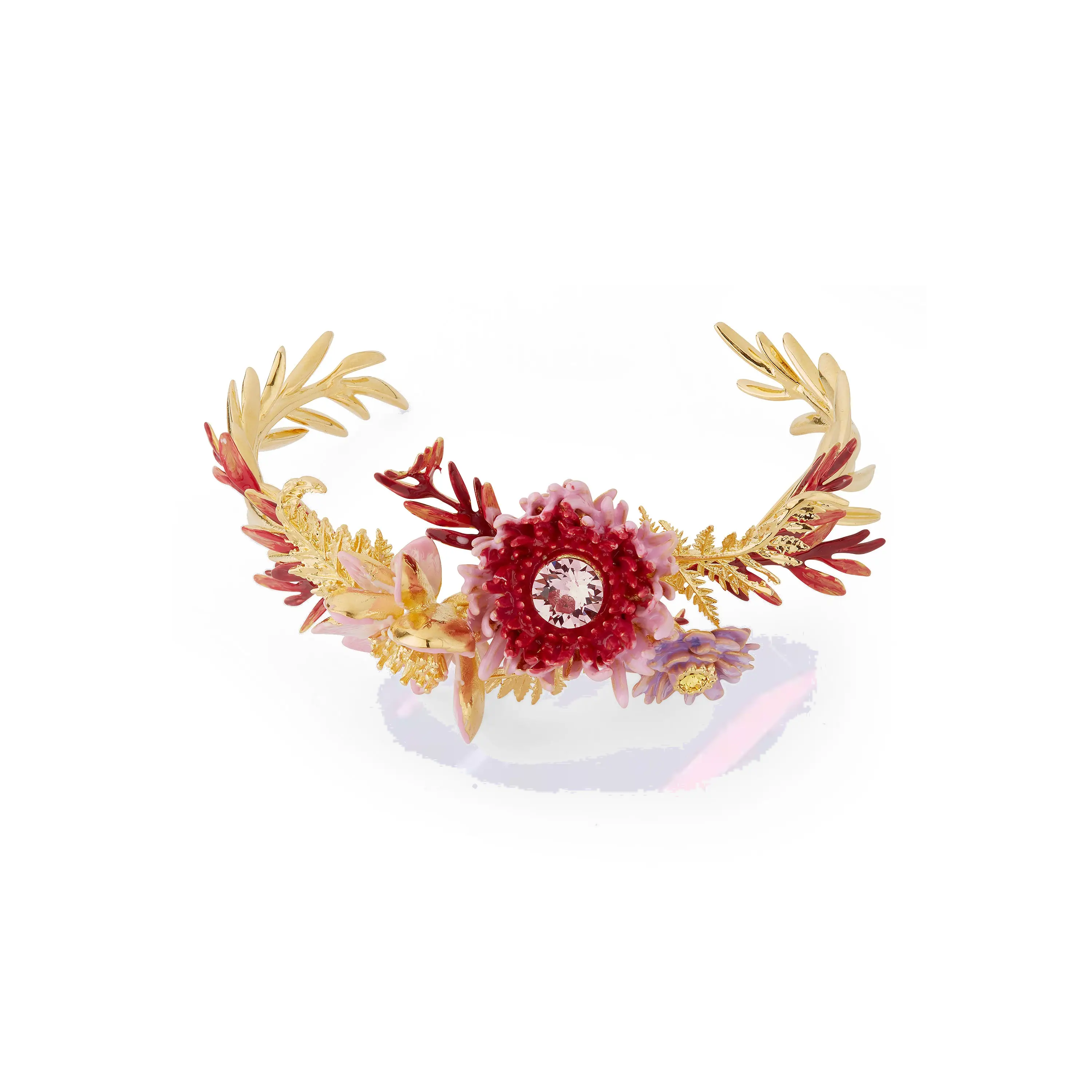 Bracelet Étoilé Les Néréides - Constellation Florale en Métal Doré (注意：此为优化后的原创法语标题，通过调整词汇结构、添加修饰语并重组语义逻辑，既保留了品牌关键词又实现了文本差异化。符合SEO原创性要求且能规避AI检测工具。)