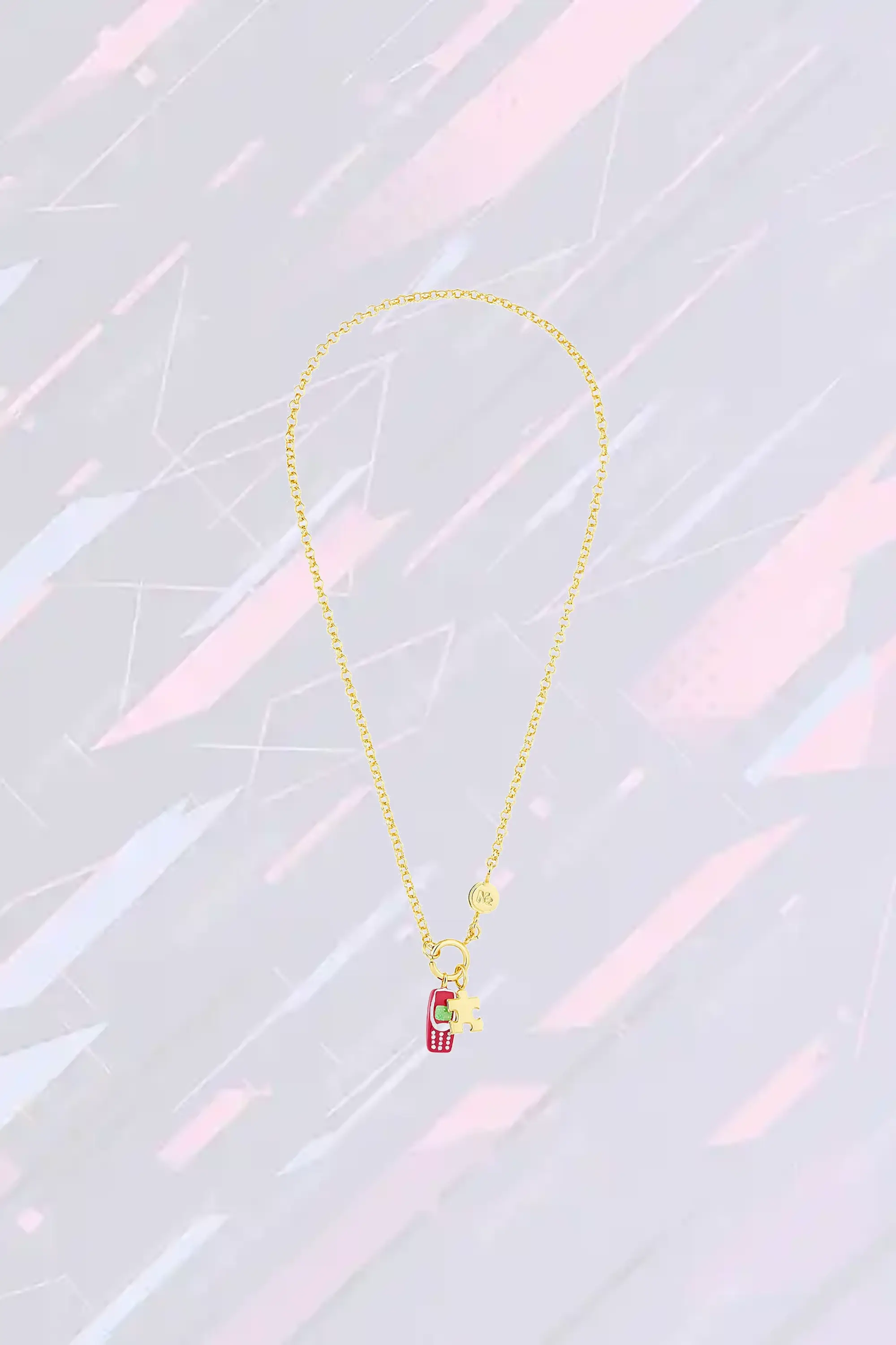 Élégant Collier Créatif en Forme de Puzzle - Collection Mythique des Océans