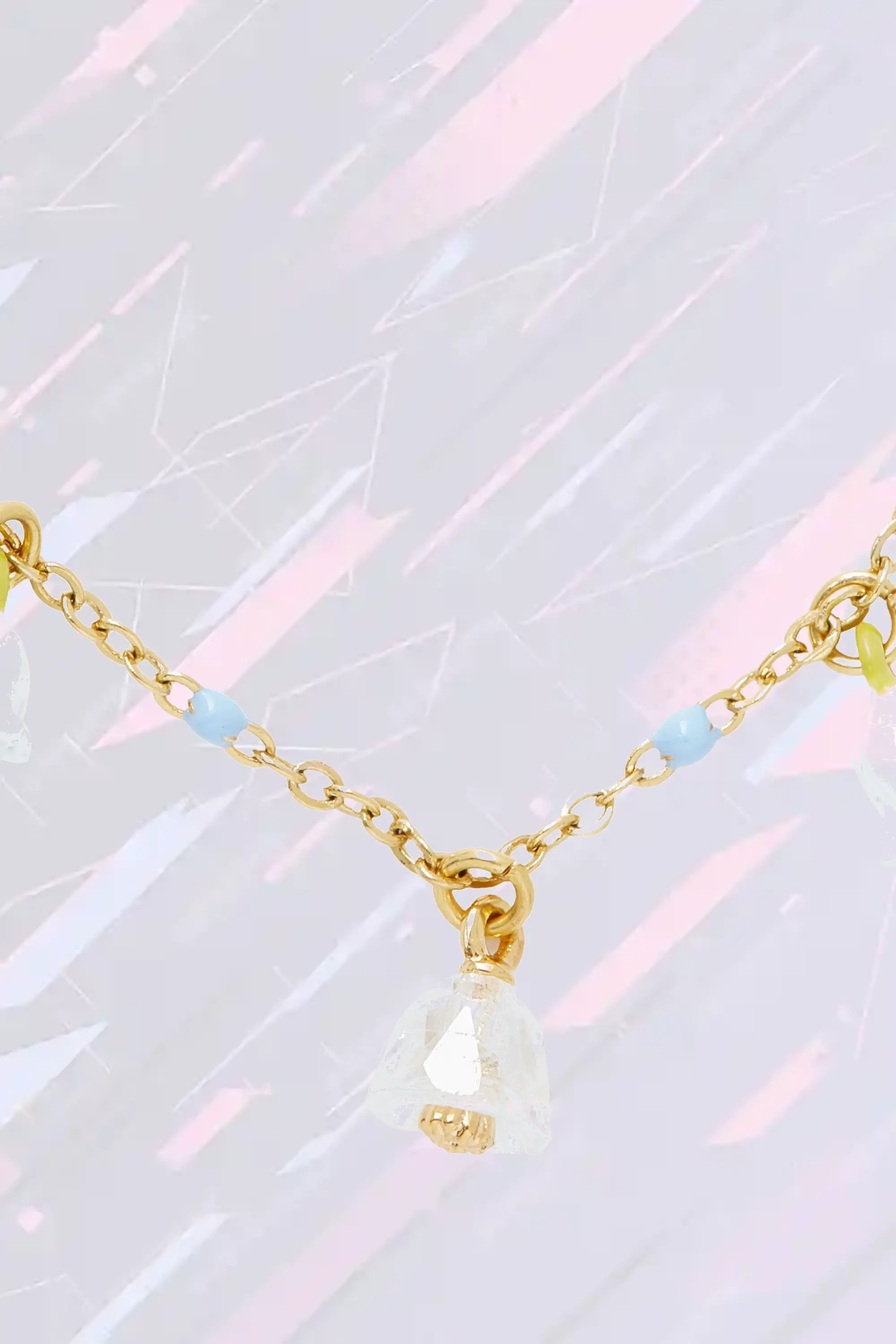 Les Néréides - Pendentif clochettes de lys en argent massif, collier florale printanier