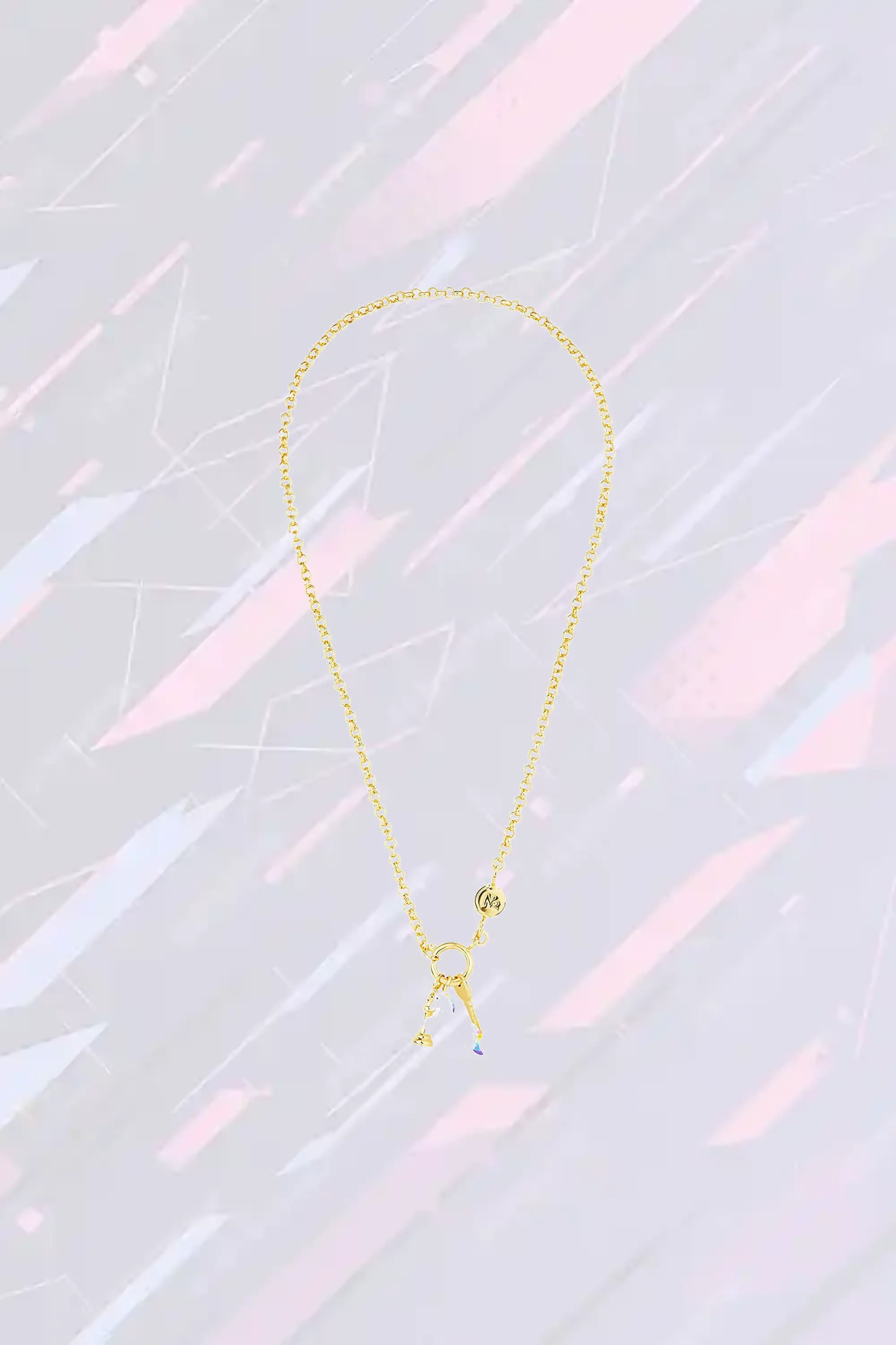 Les Néréides Pendentif Licorne Céleste en Cristal