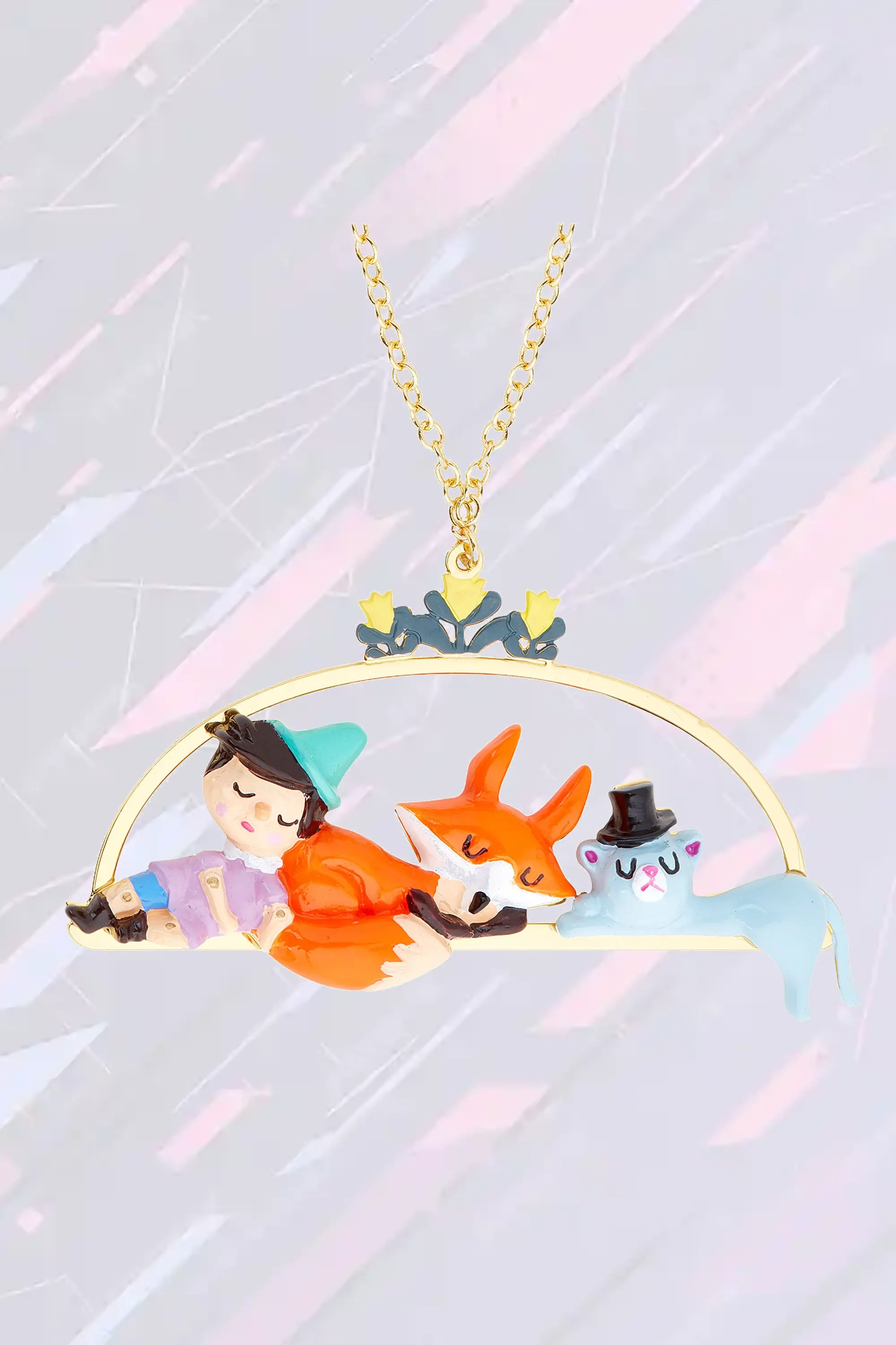 Collier féerique Les Néréides - Pinocchio et son univers endormi
