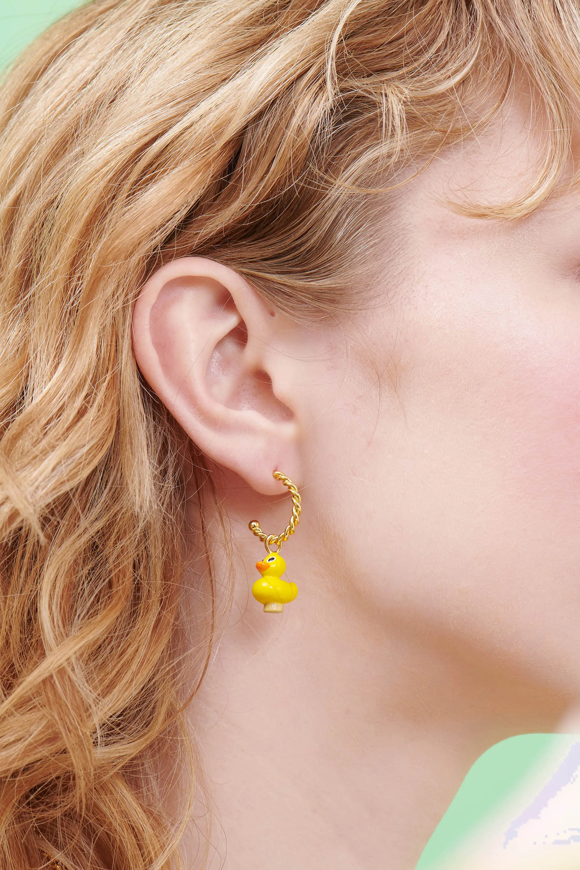 Boucle d'Oreille Fantaisie Caneton Enchanté Les Néréides