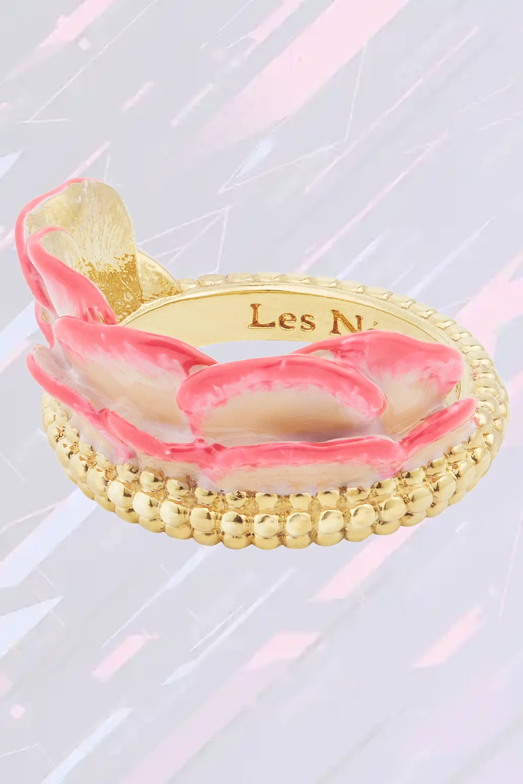 Bague Fleur de Rosier Sauvage - Création Les Néréides en Argent Élégante avec Corolle Florale Finement Ouvragée