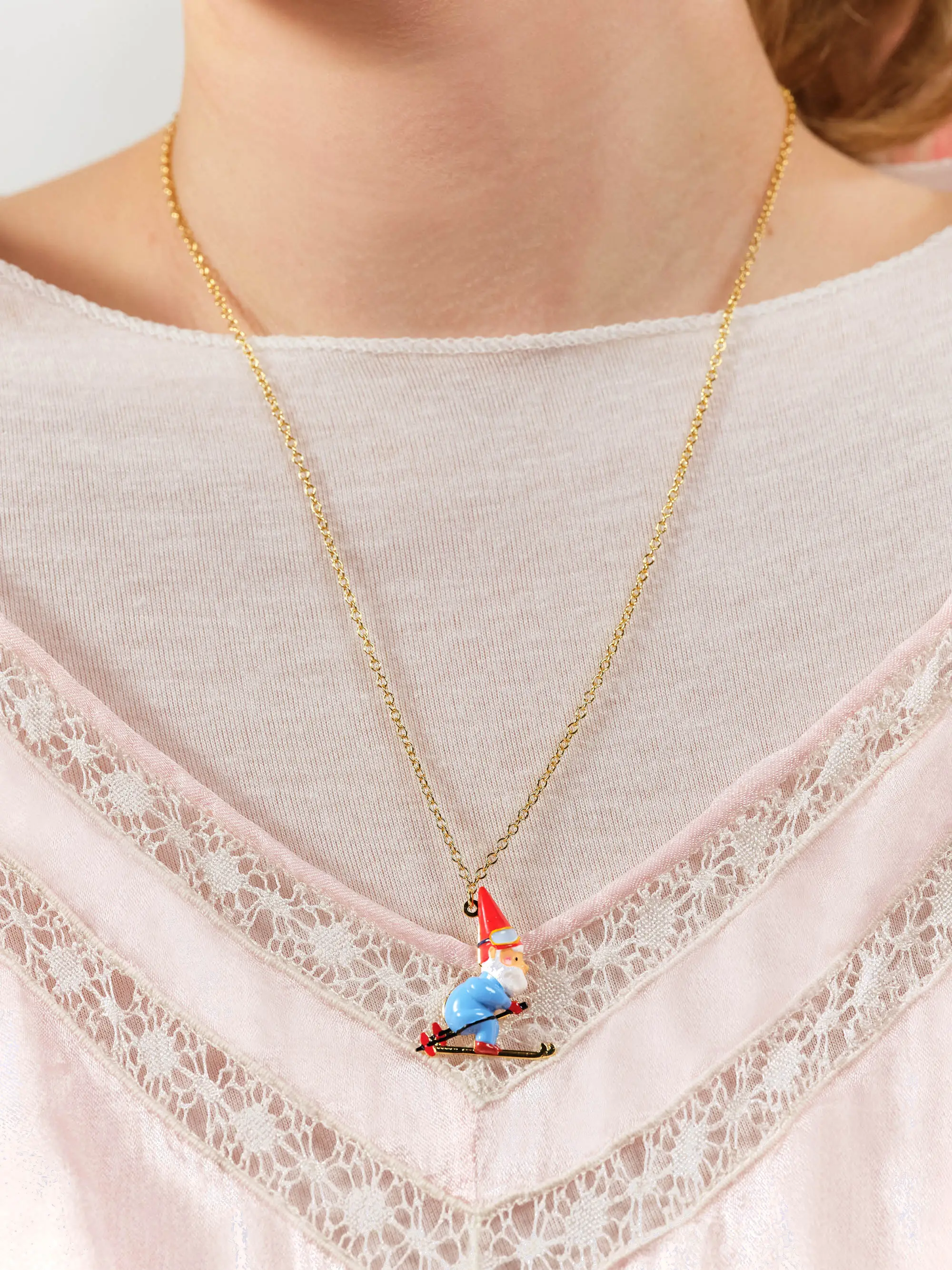 Pendentif Les Néréides - Élégance Montagnarde Hivernale