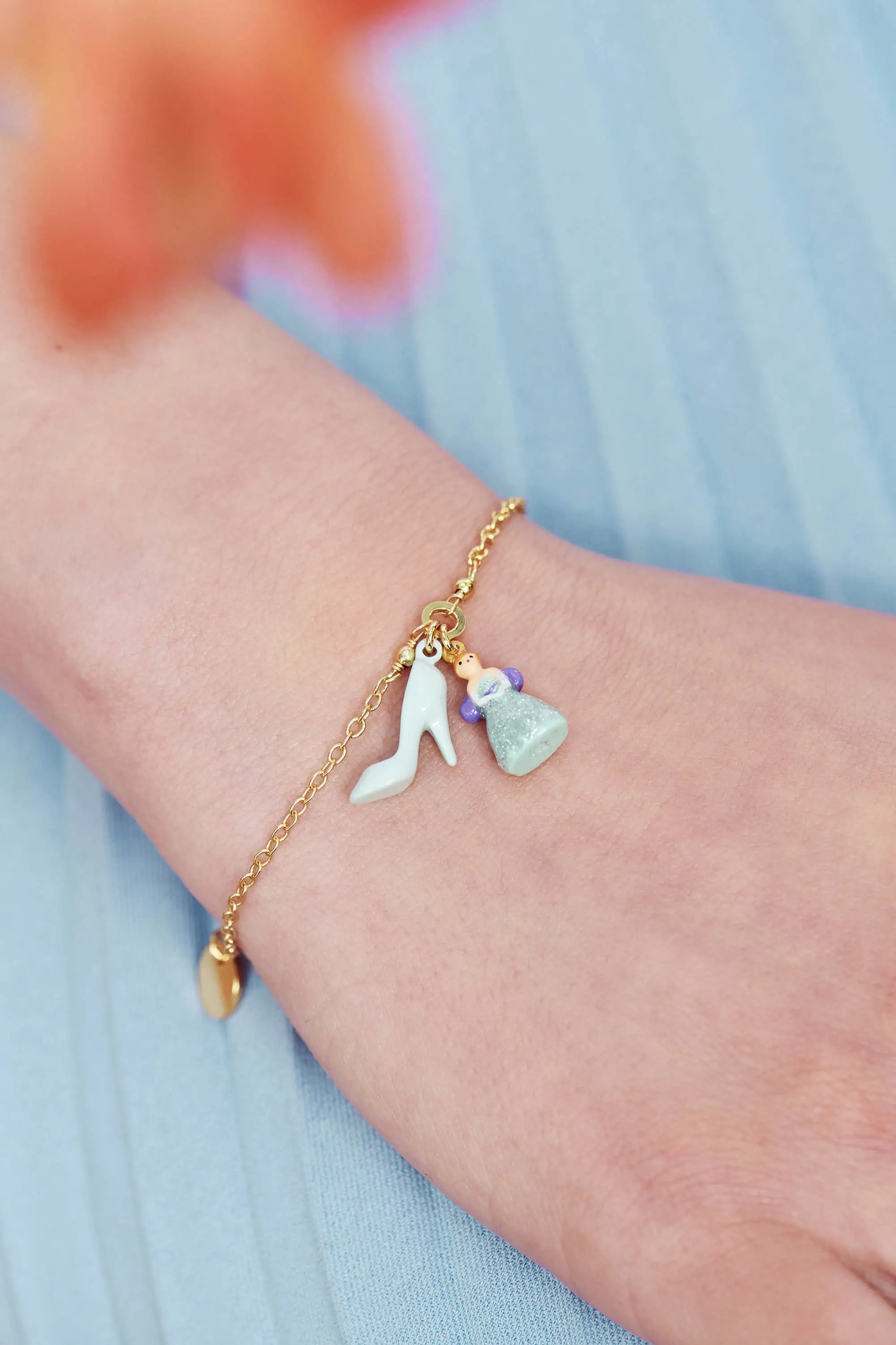 Bracelet délicat Les Néréides - Chaussure de bal féerique et inspirations cendrillones