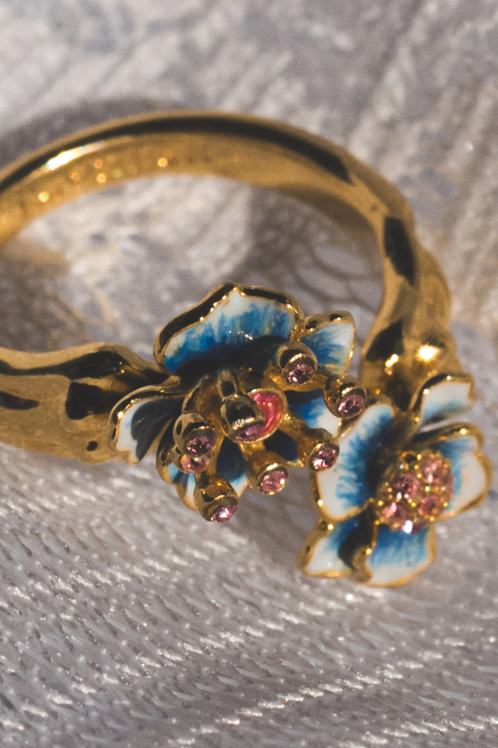 Bague Réglable Les Néréides - Collection Oiseaux de Natacha