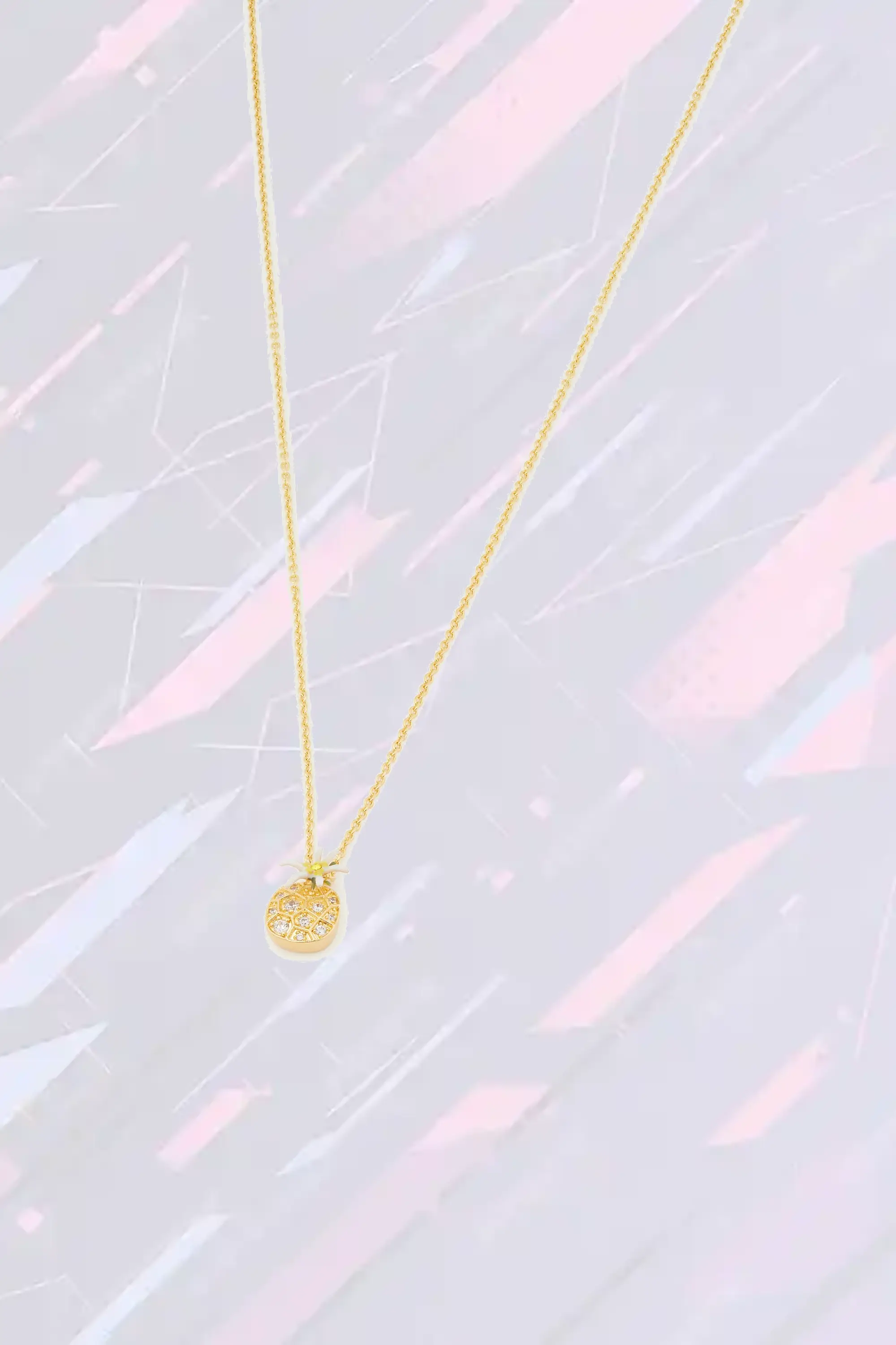 Pendentif Collier Élégant à la Fleur d'Edelweiss avec Cristaux de Zirconium Étincelants - Création Les Néréides