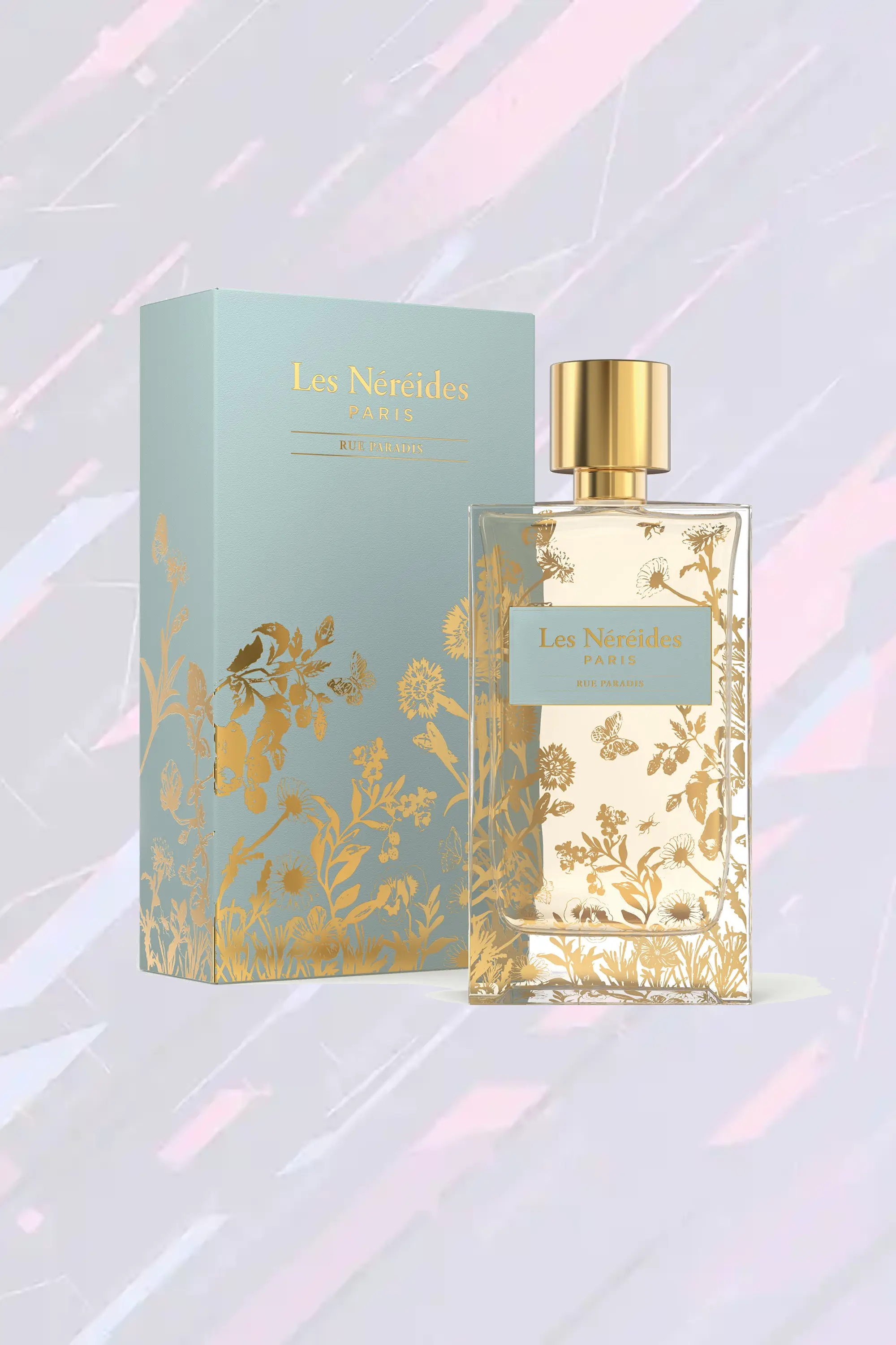 Parfum Essence Les Néréides - Flacon Élégant 100ml Rue Paradis, Fragrance Florale pour Femme en Vaporisateur