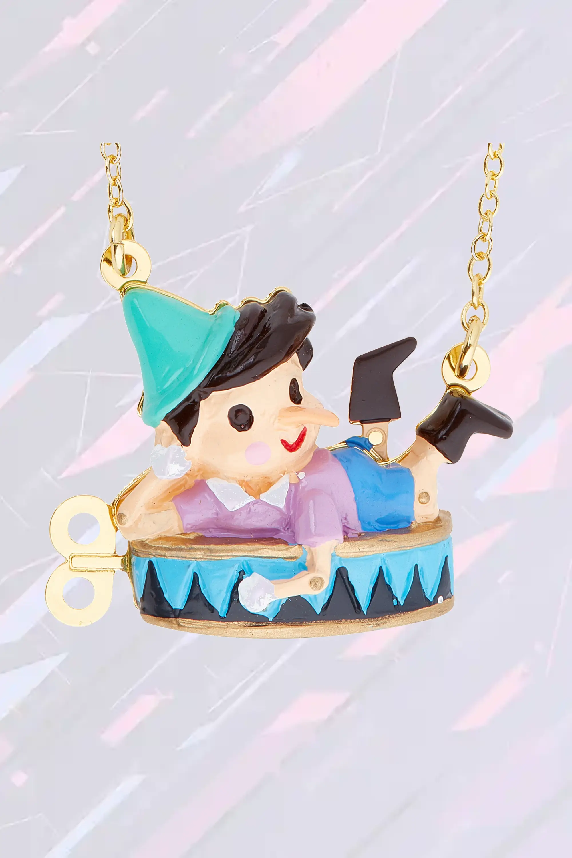 Pendentif Pinocchio Chapiteau de Cirque Fantaisie Artistique - Création Bijou Thématique