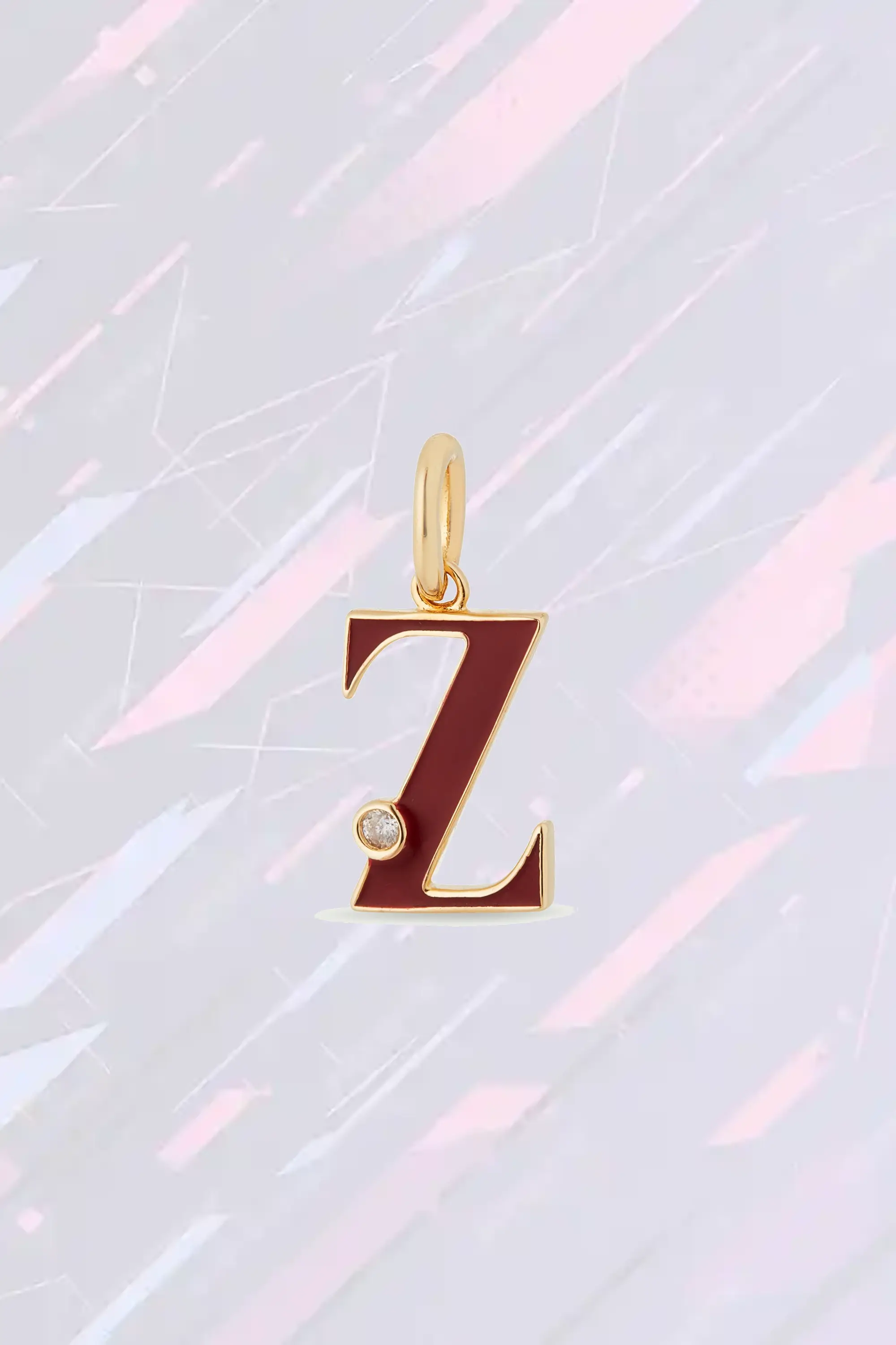 Nouveau collier fantaisie médaillon lettre Z ornemental - Création Les Néréides