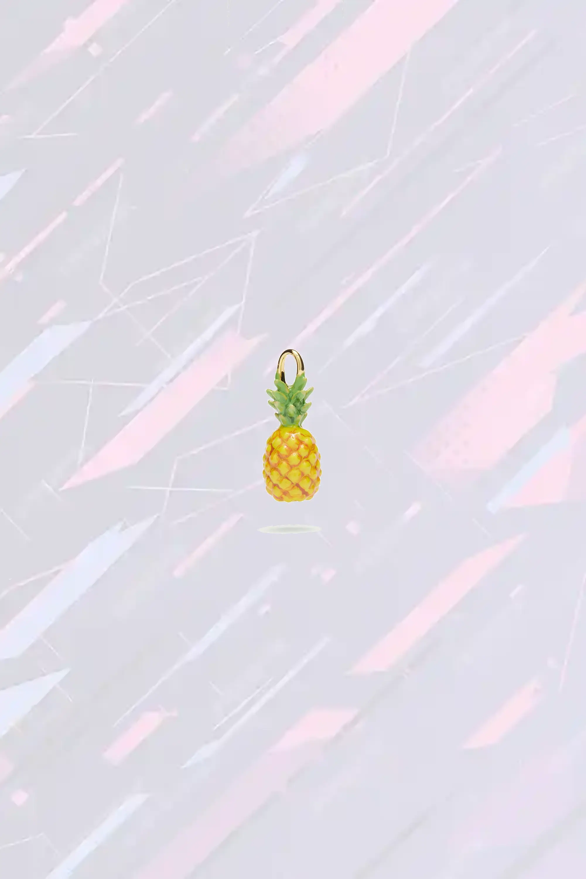 Élégant Pendentif Ananas Cristal - Création Exclusive Les Néréides