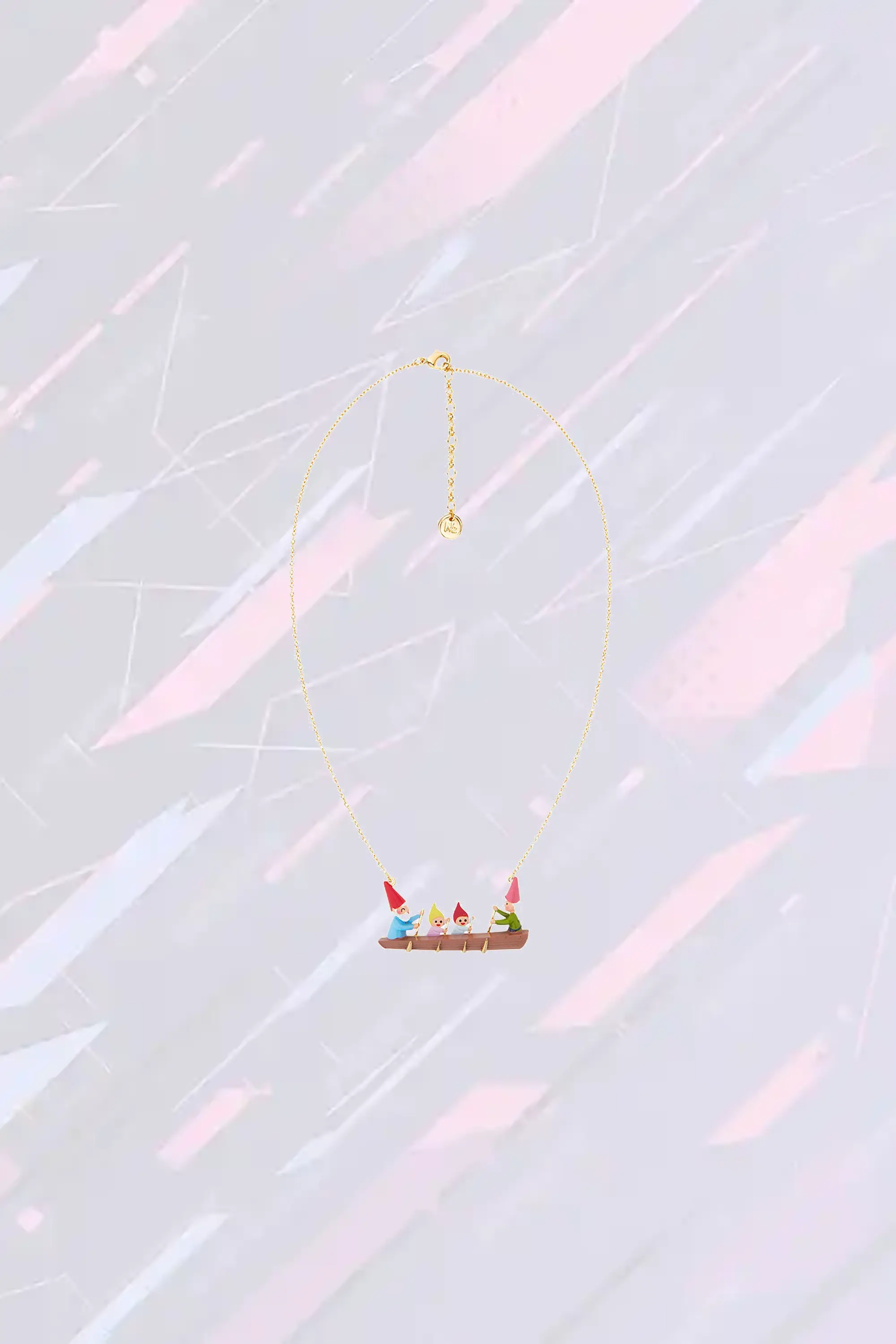 Collier médaillon artistique Les Néréides - Univers Champimignon et inspirations nautiques